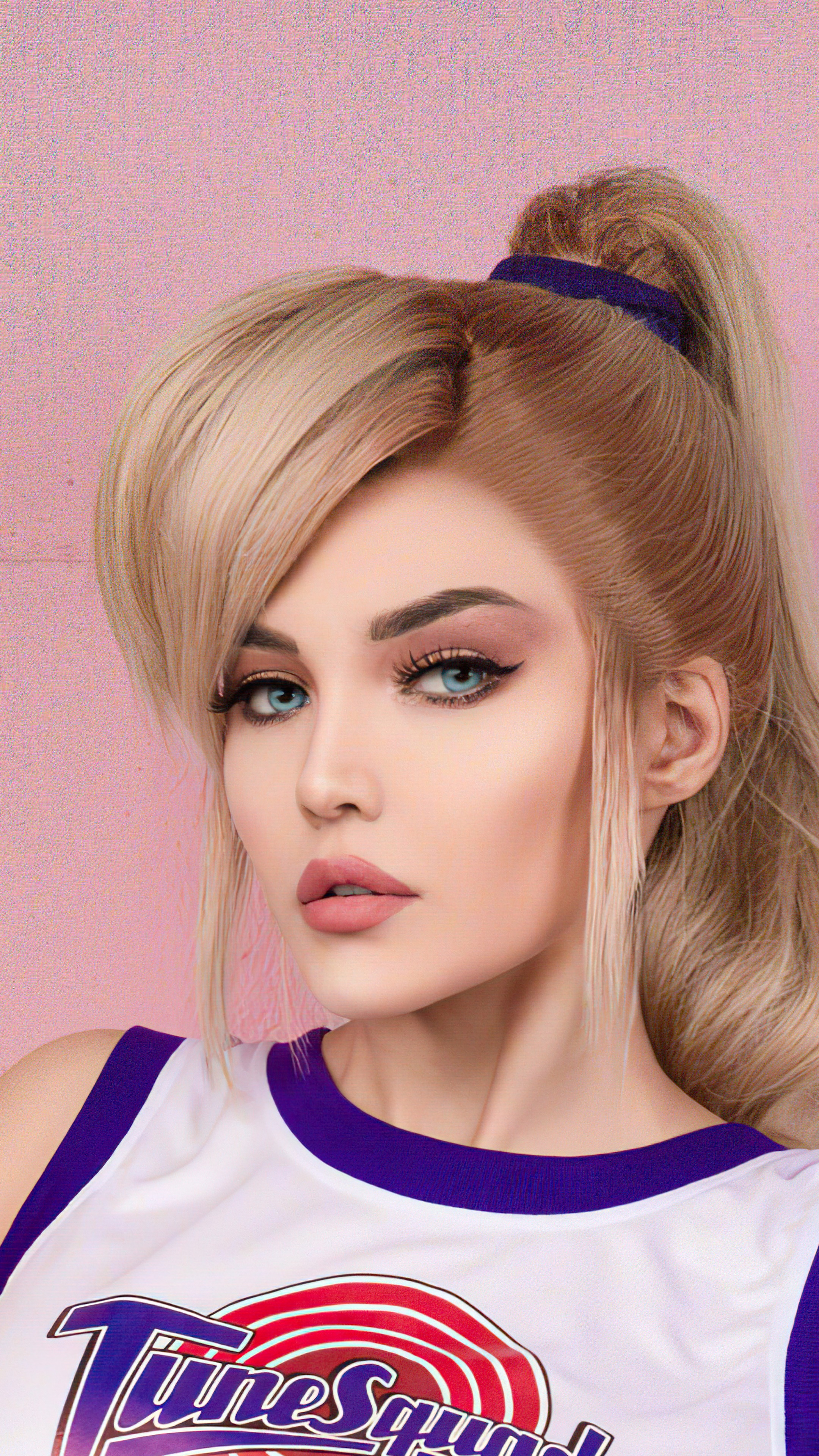 Cosplayer as Lola Bunny from Space Jam: A New Legacy HD Phone Wallpaper