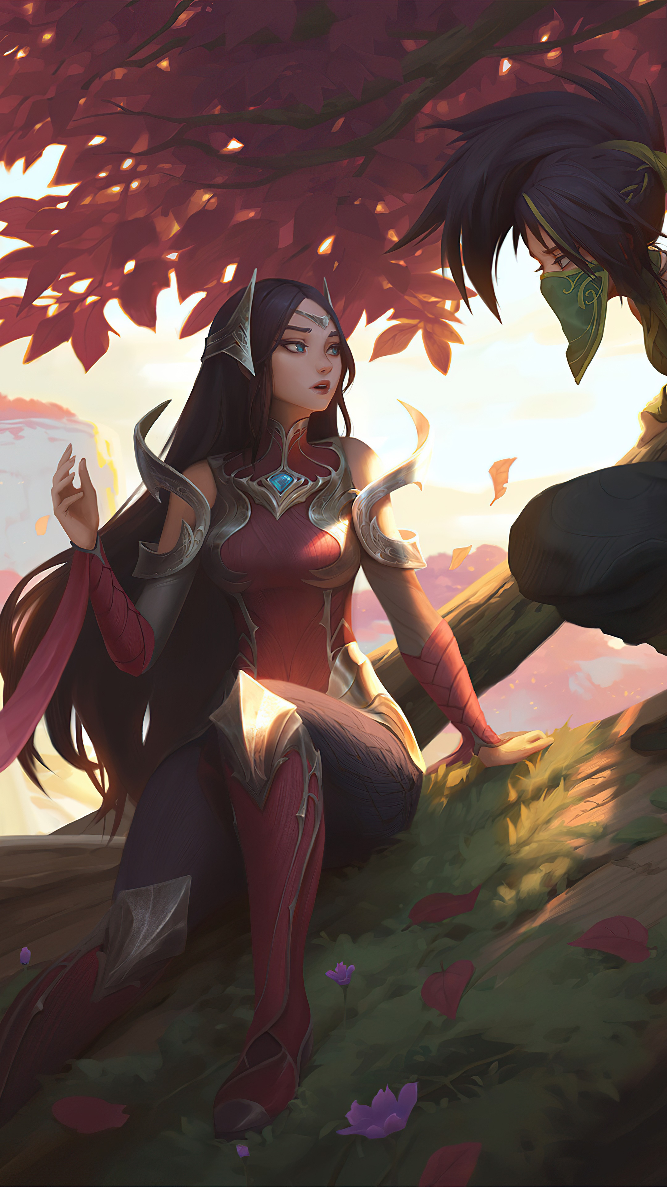 Irelia and Akali from League of Legends HD Phone Wallpaper