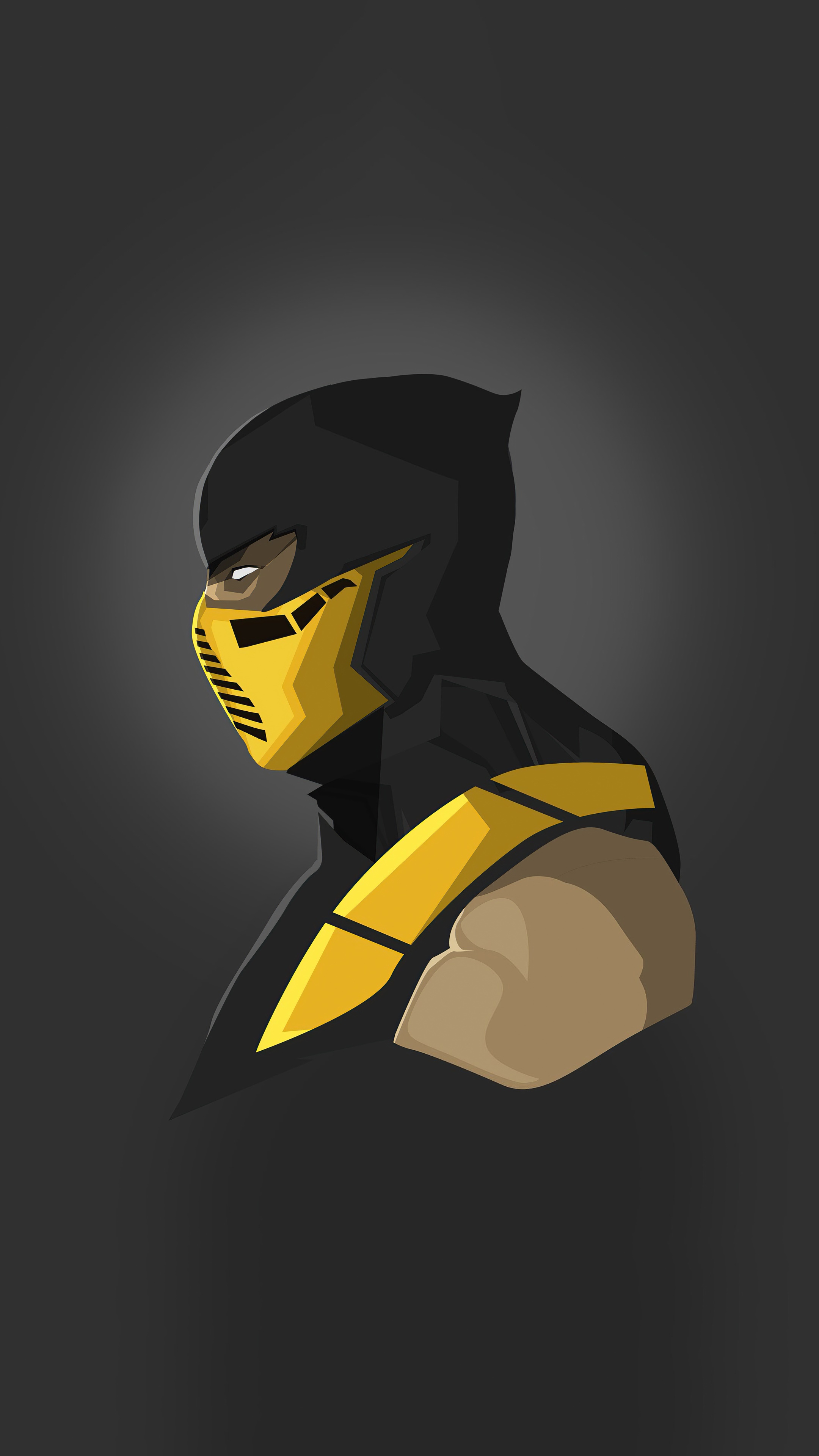 Scorpion from Mortal Kombat HD Phone Wallpaper