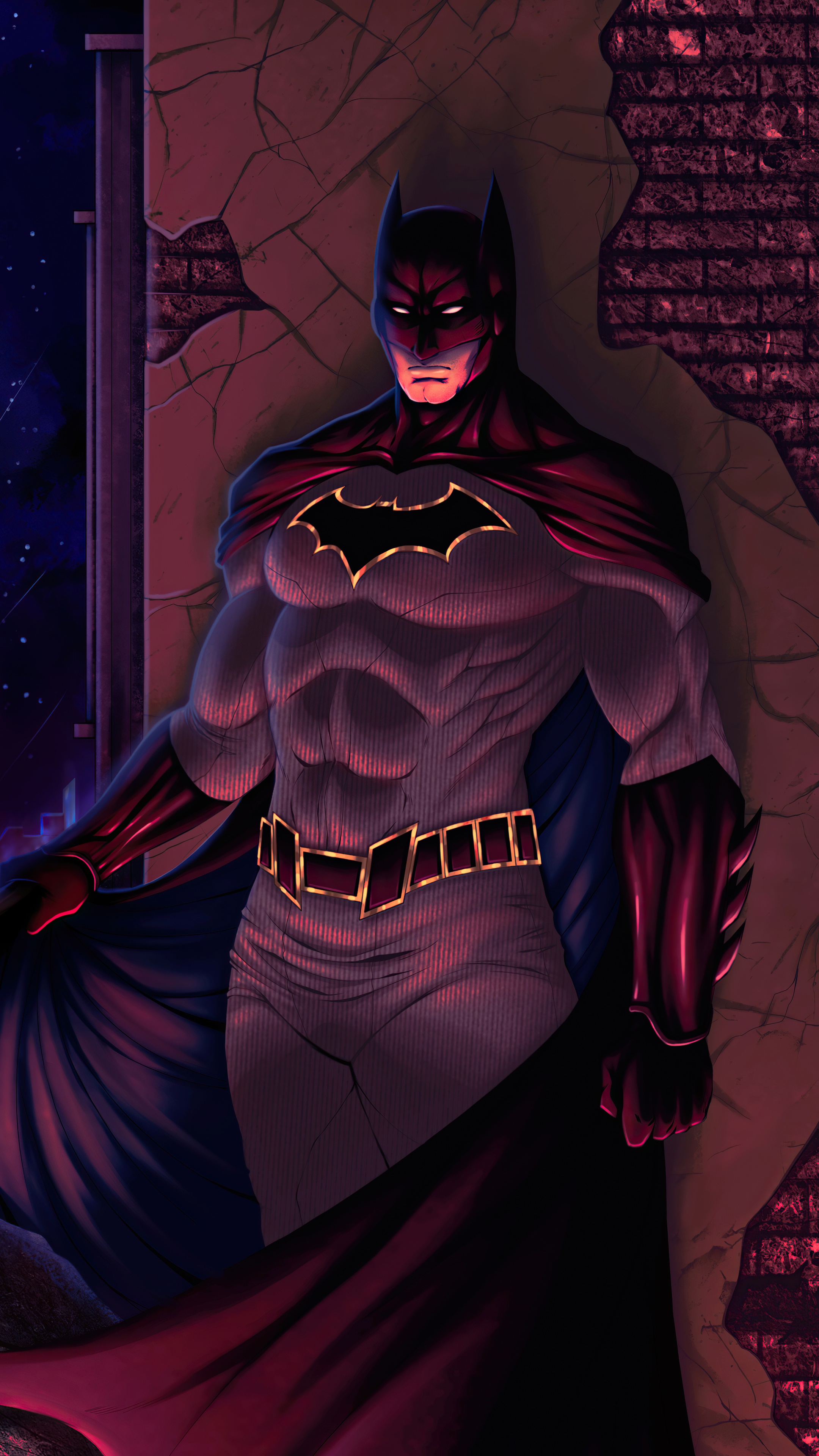 Batman artwork 4K HD Phone Wallpaper