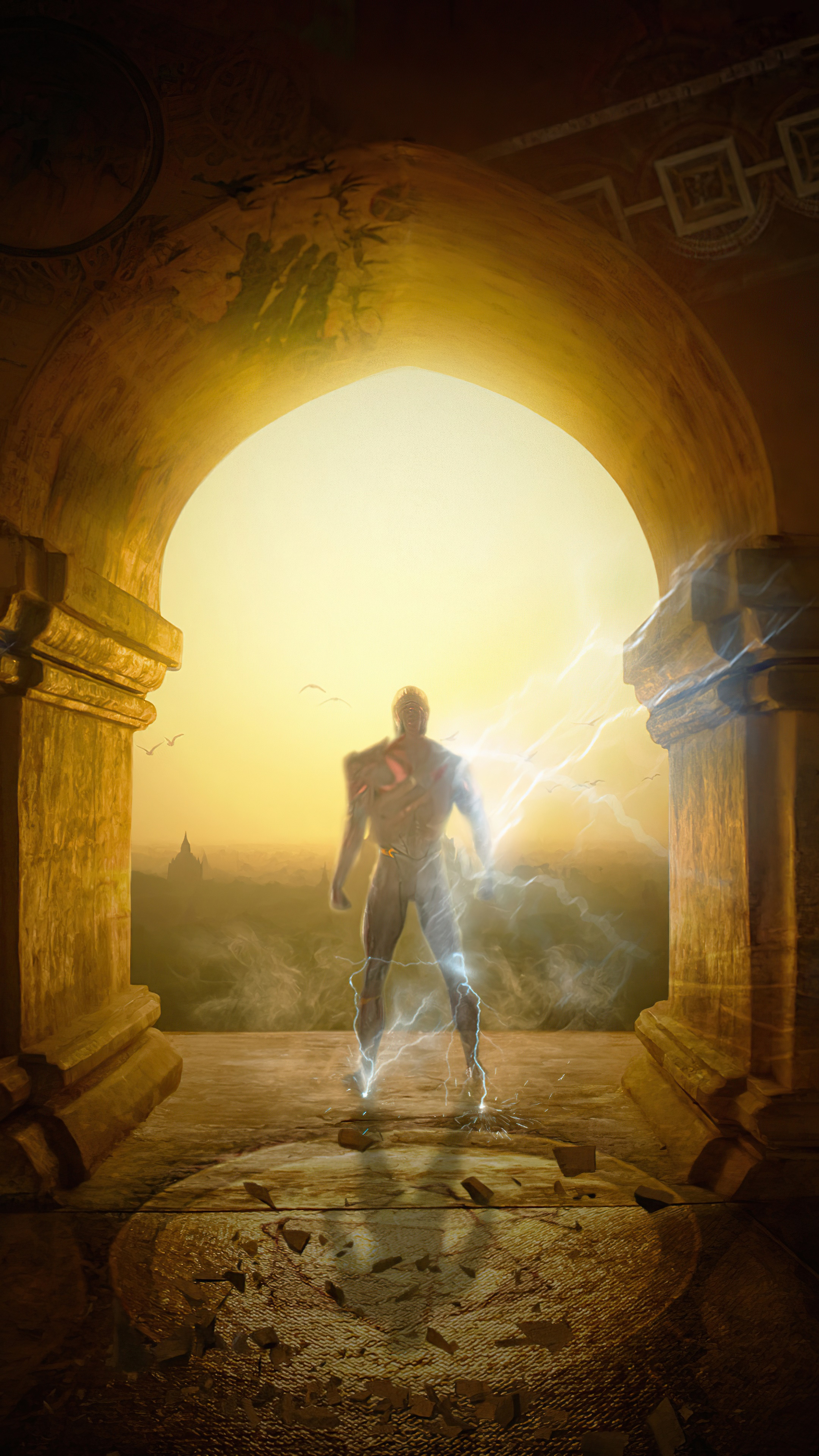 The Flash from Justice League artwork HD Phone Wallpaper