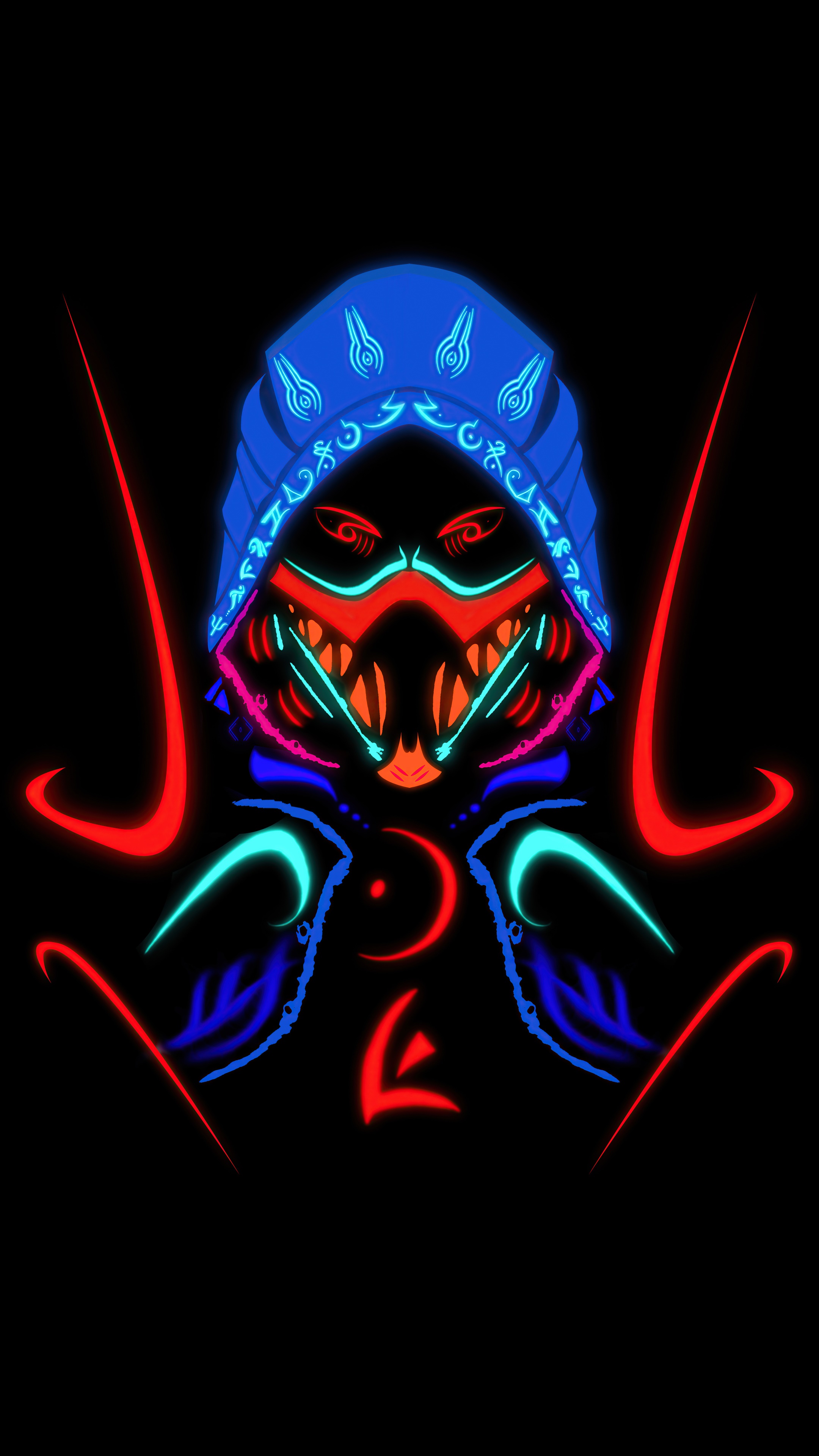 Scorpion from Mortal Kombat minimalist art HD Phone Wallpaper