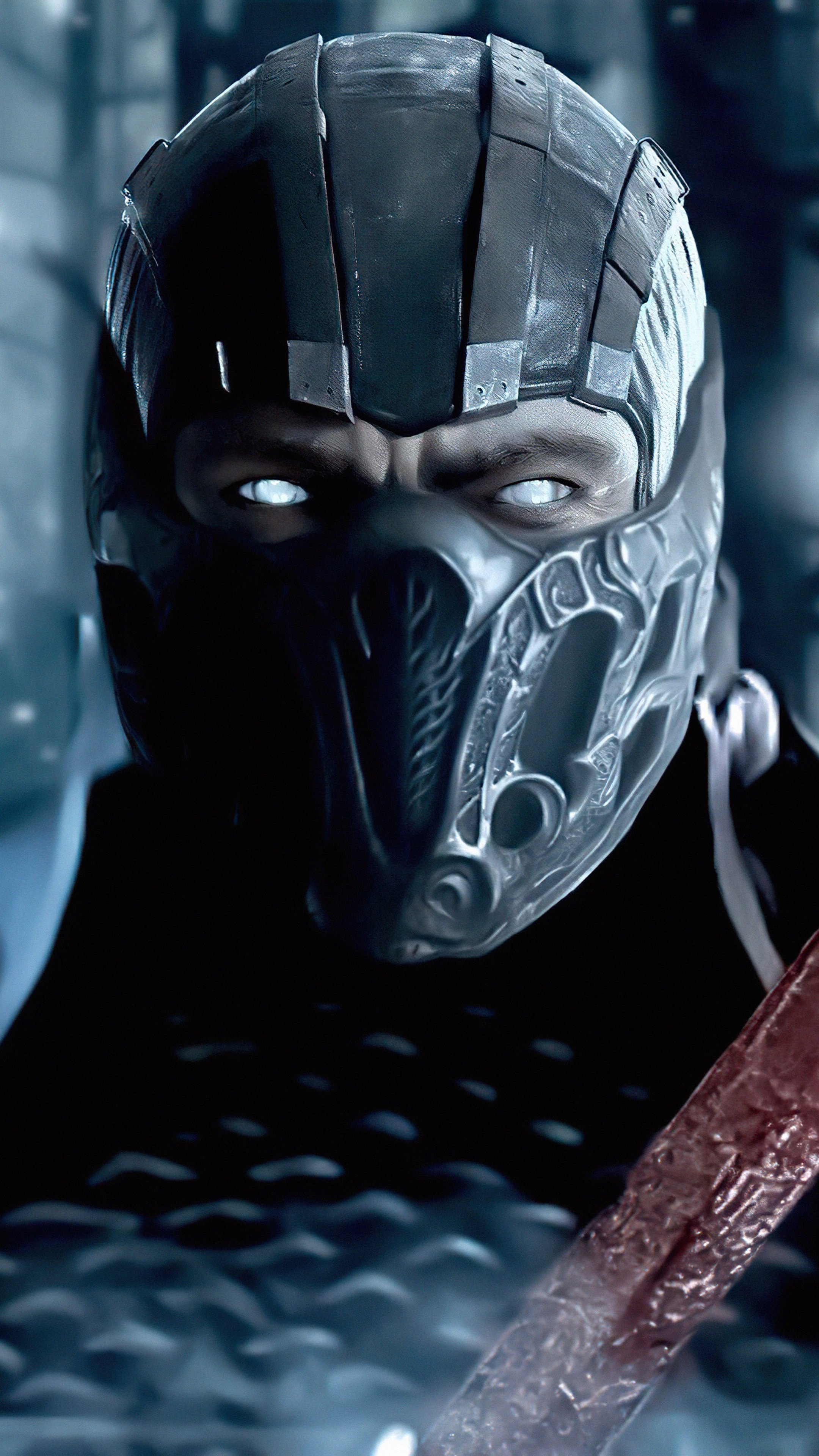 Sub-Zero from Mortal Kombat 4K HD Phone Wallpaper