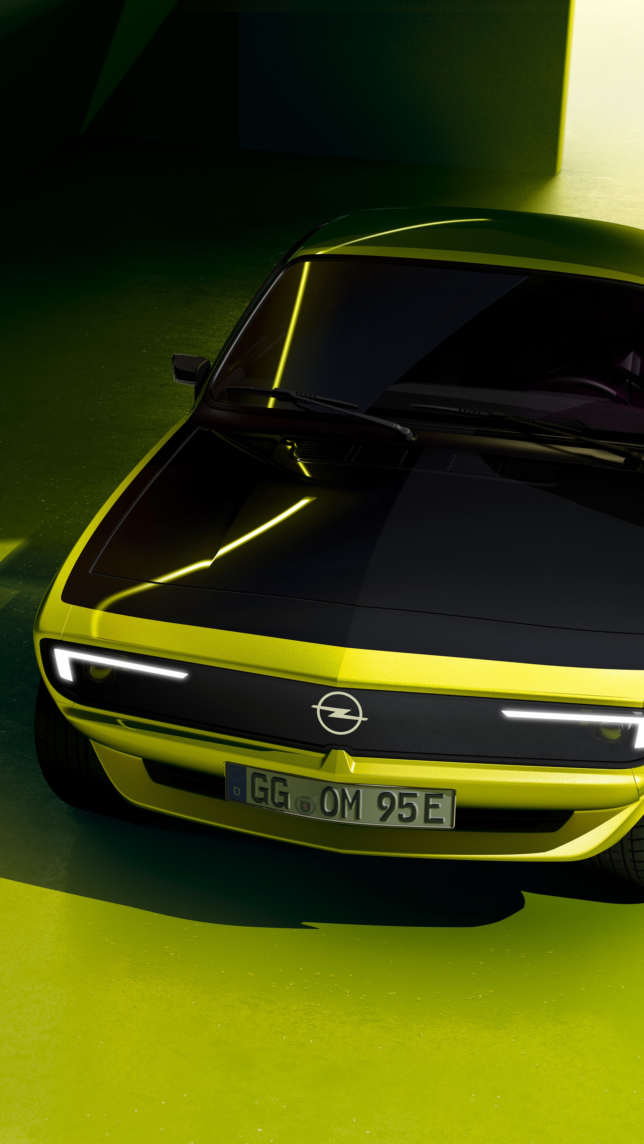 Opel Manta GSe ElektroMOD concept car HD Phone Wallpaper