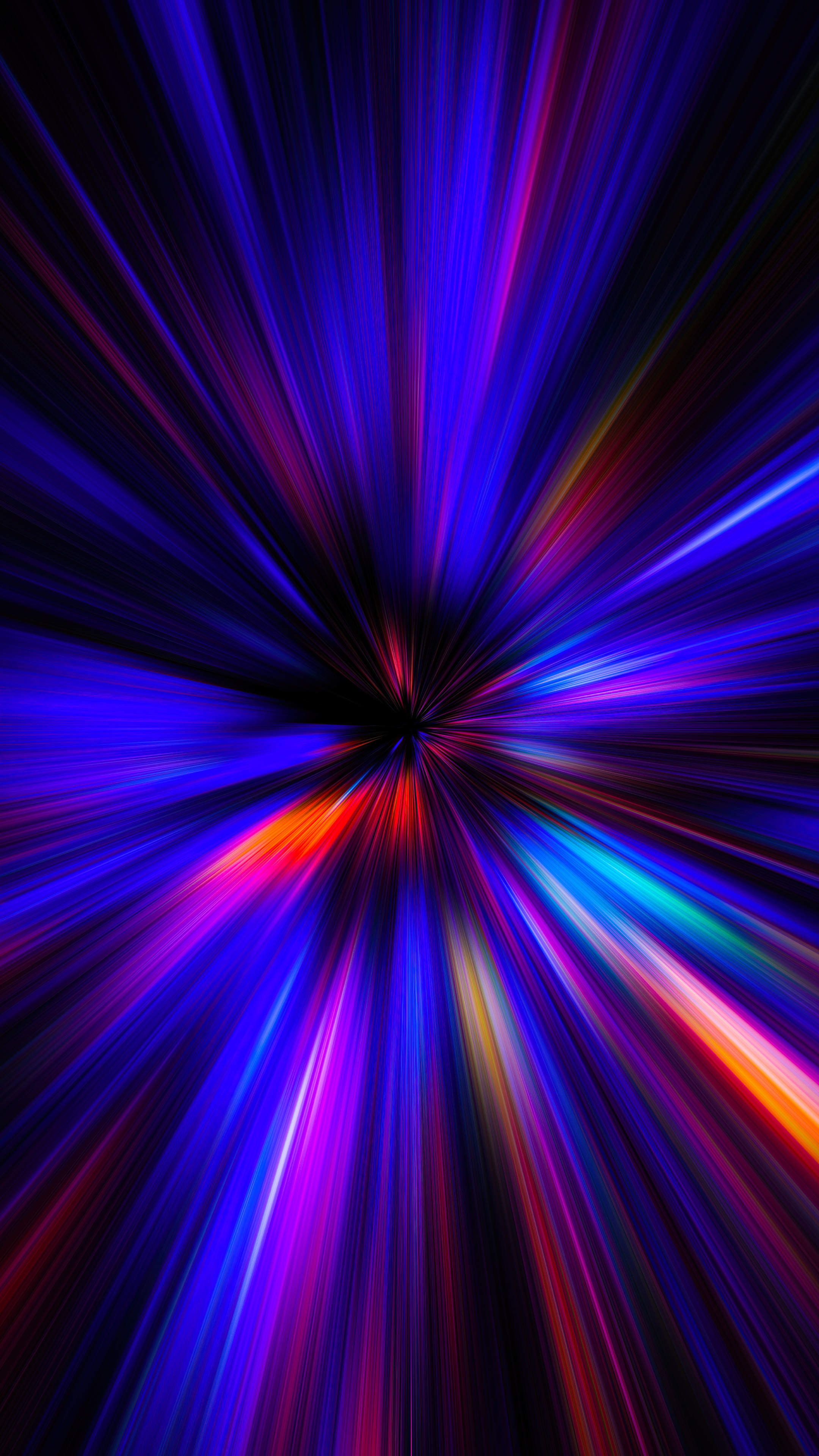 Abstract digital art with light streaks HD Phone Wallpaper