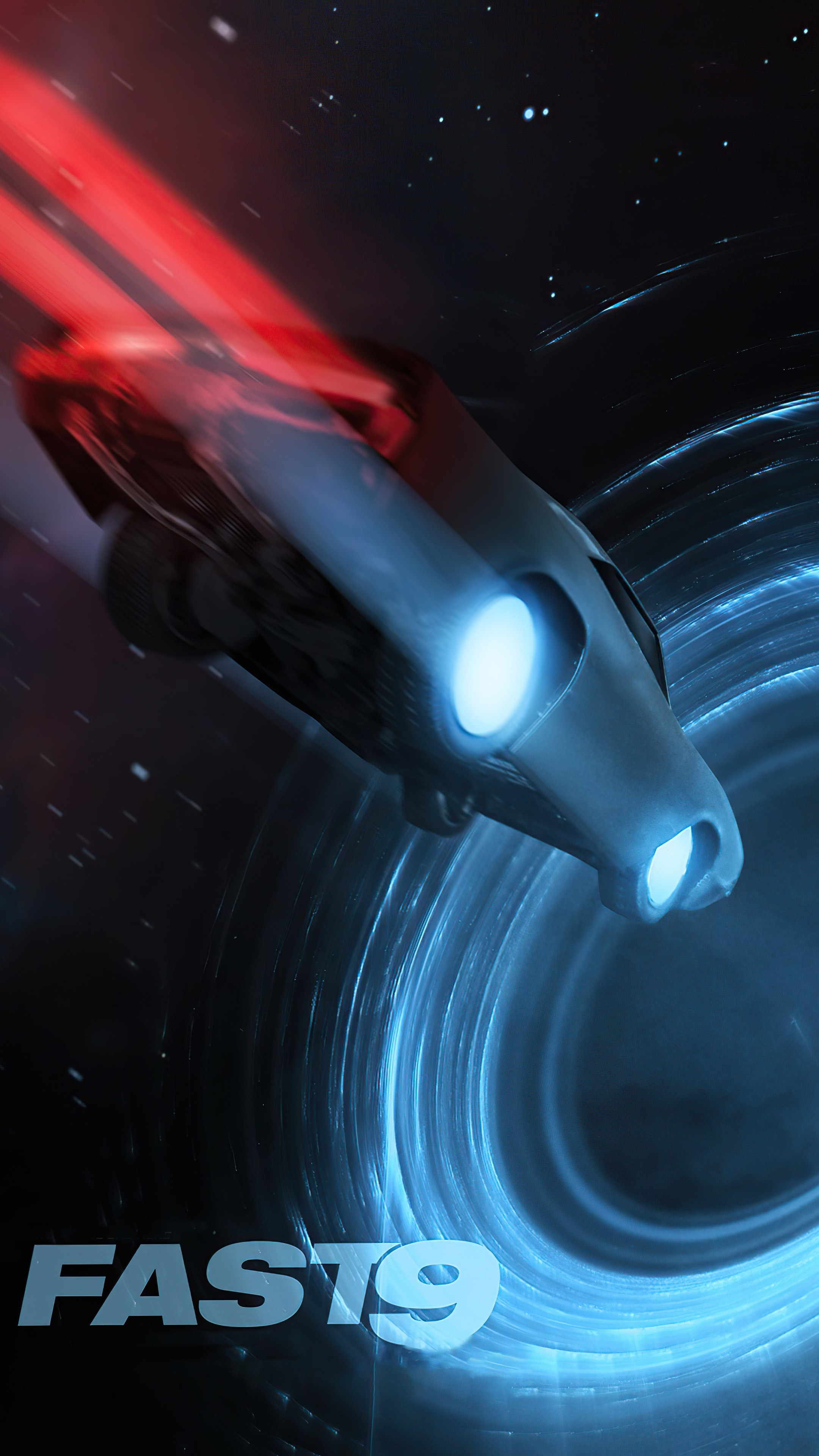 Fast & Furious 9: F9 Space Scene HD Phone Wallpaper