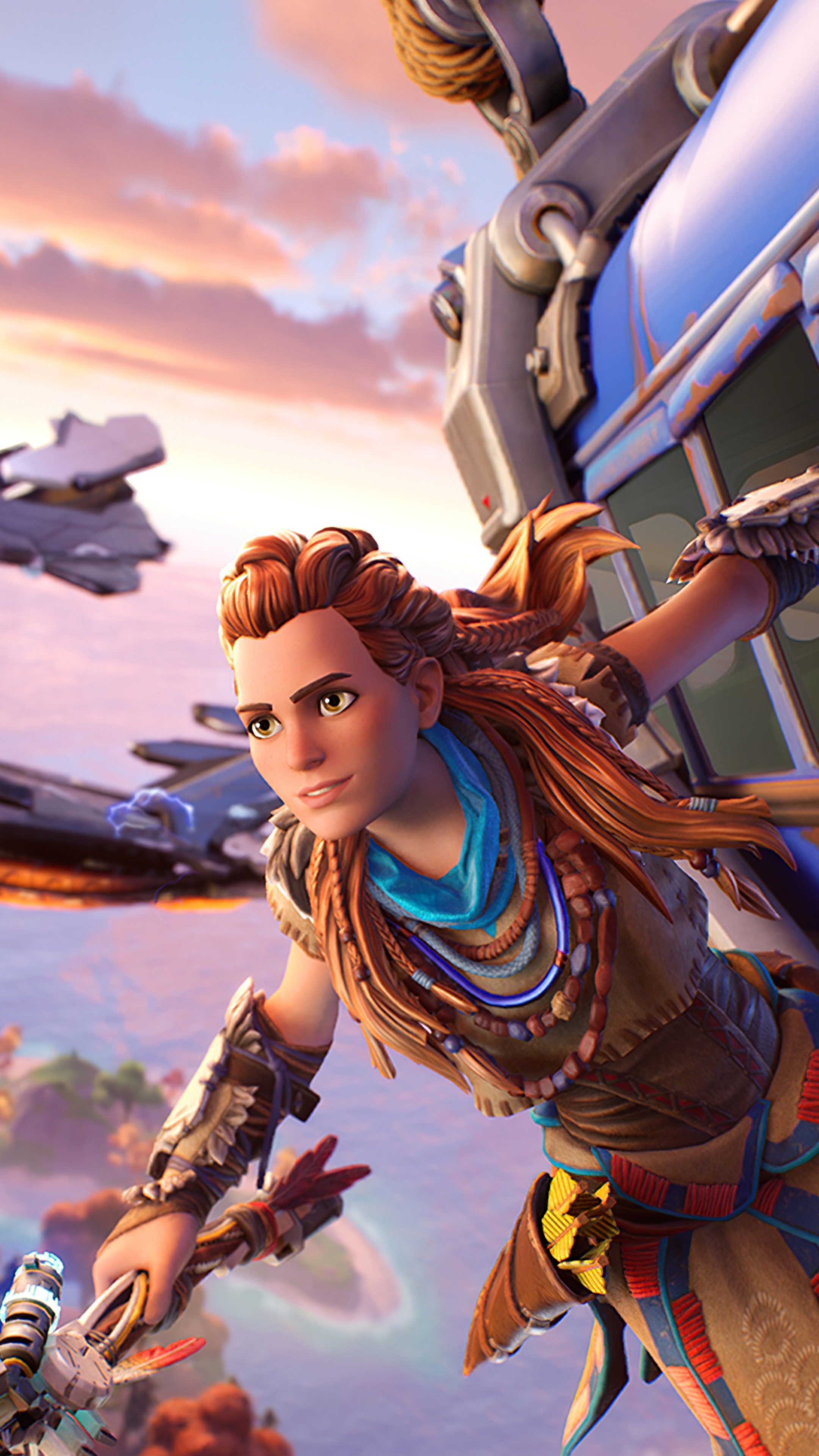 Aloy from Horizon in Fortnite HD Phone Wallpaper