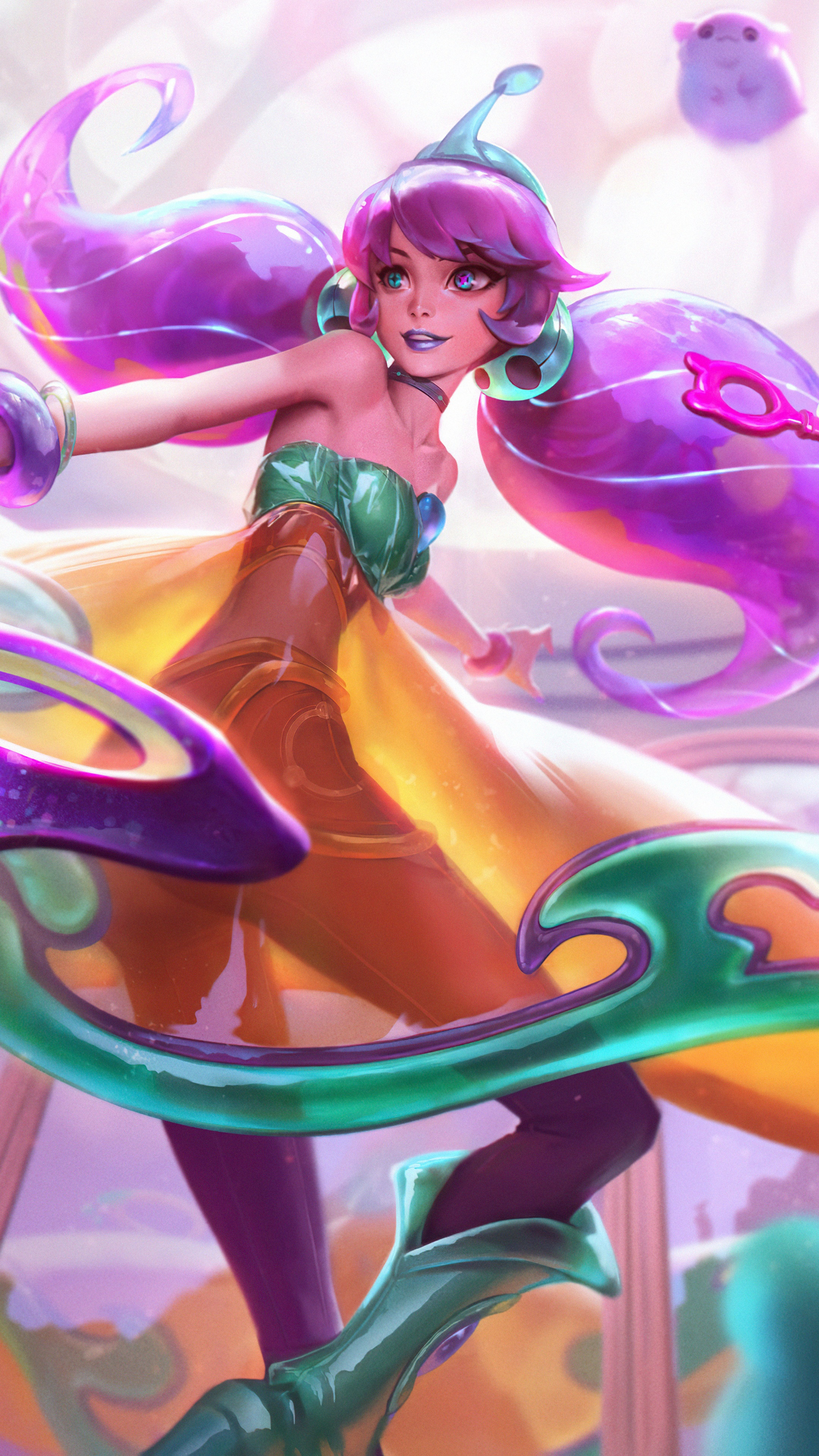 Zoe from League of Legends HD Phone Wallpaper