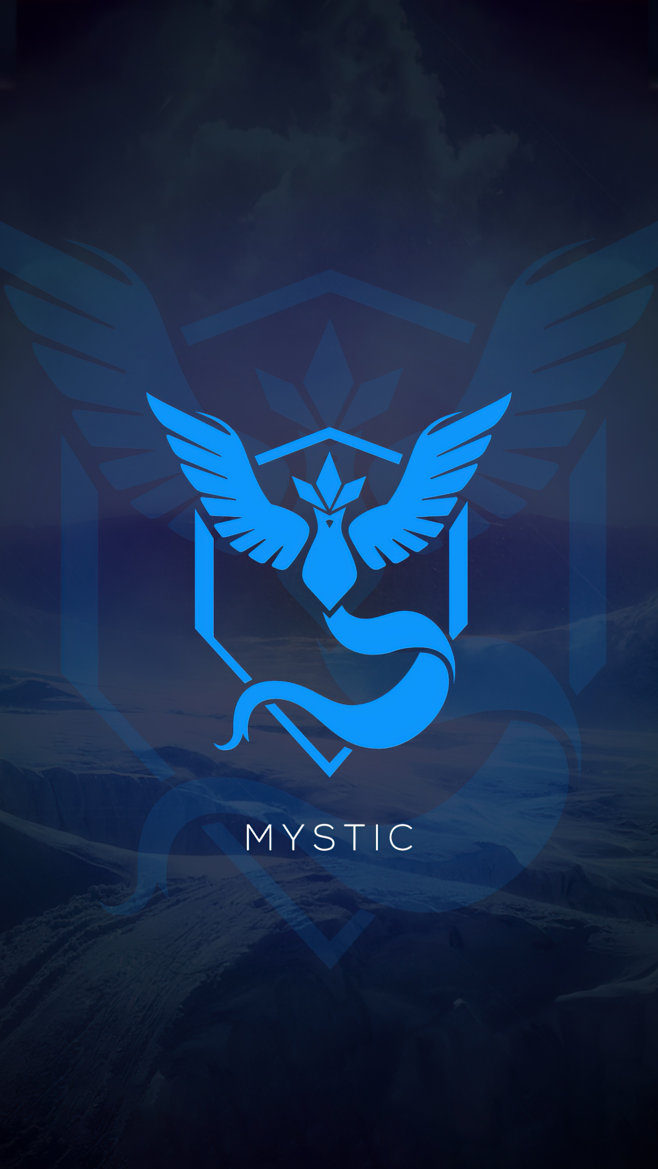 Team Mystic logo from Pokemon Go HD Phone Wallpaper