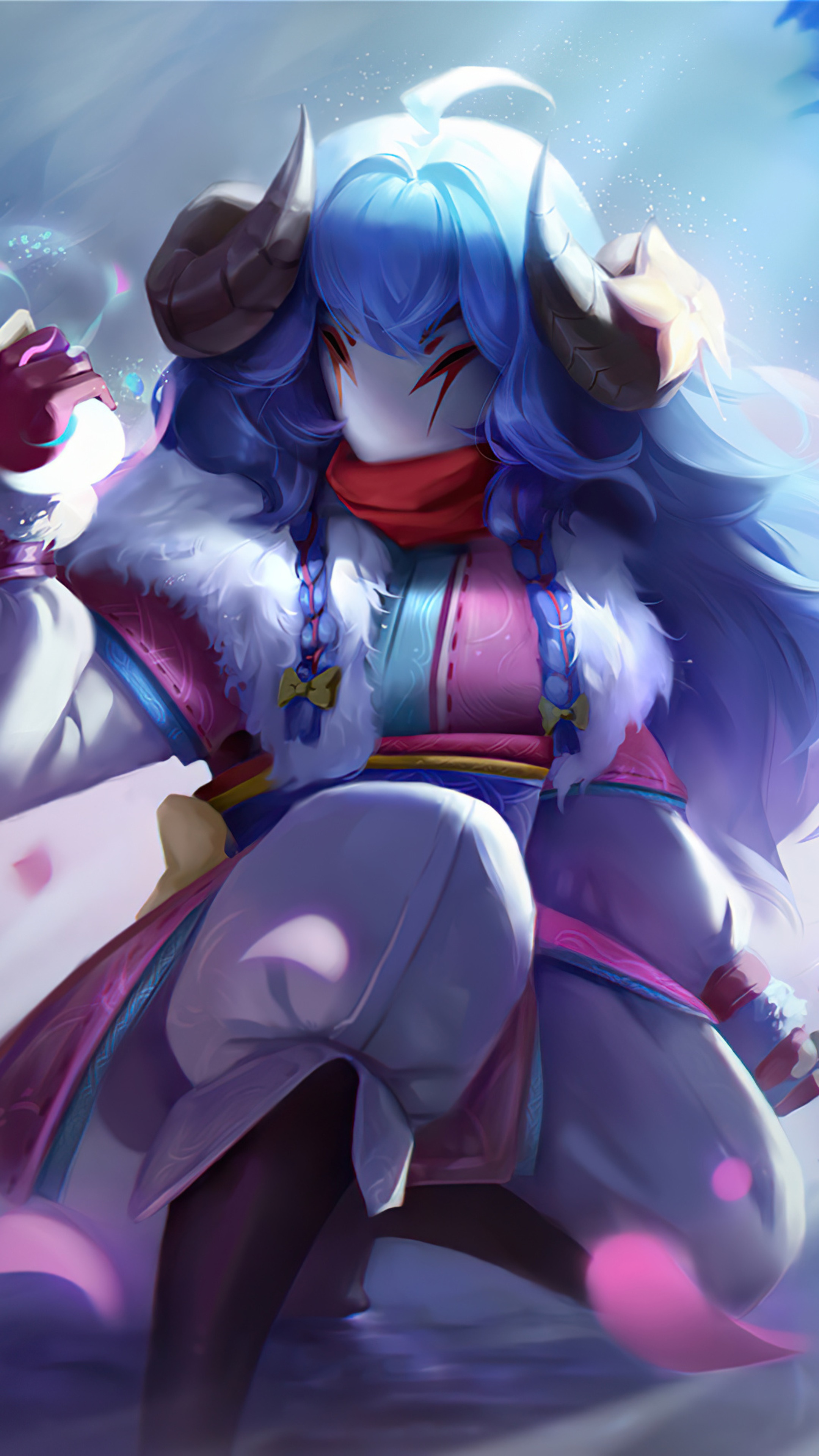 Kindred from League of Legends HD Phone Wallpaper