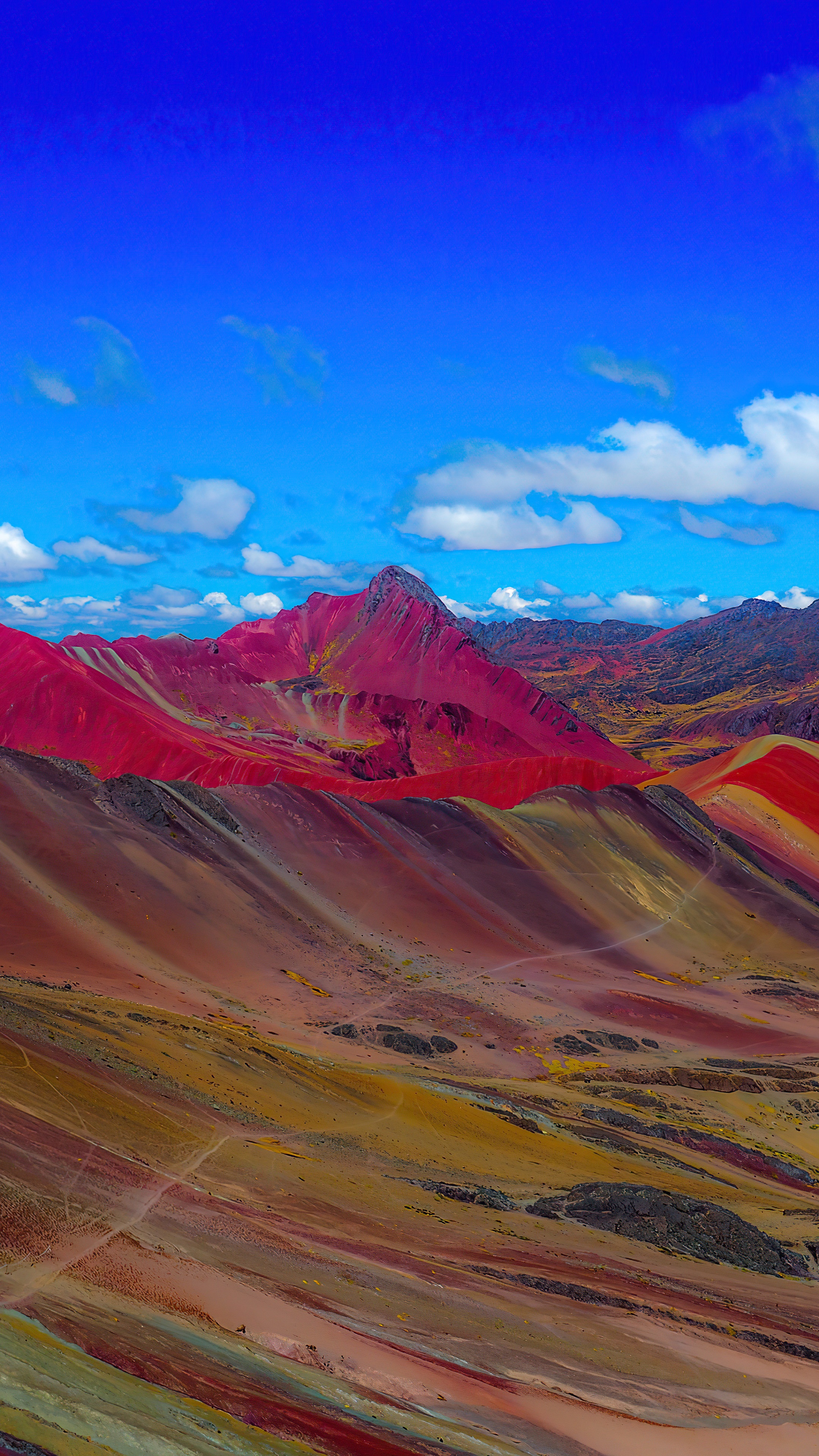 Rainbow Mountains in Peru HD Phone Wallpaper