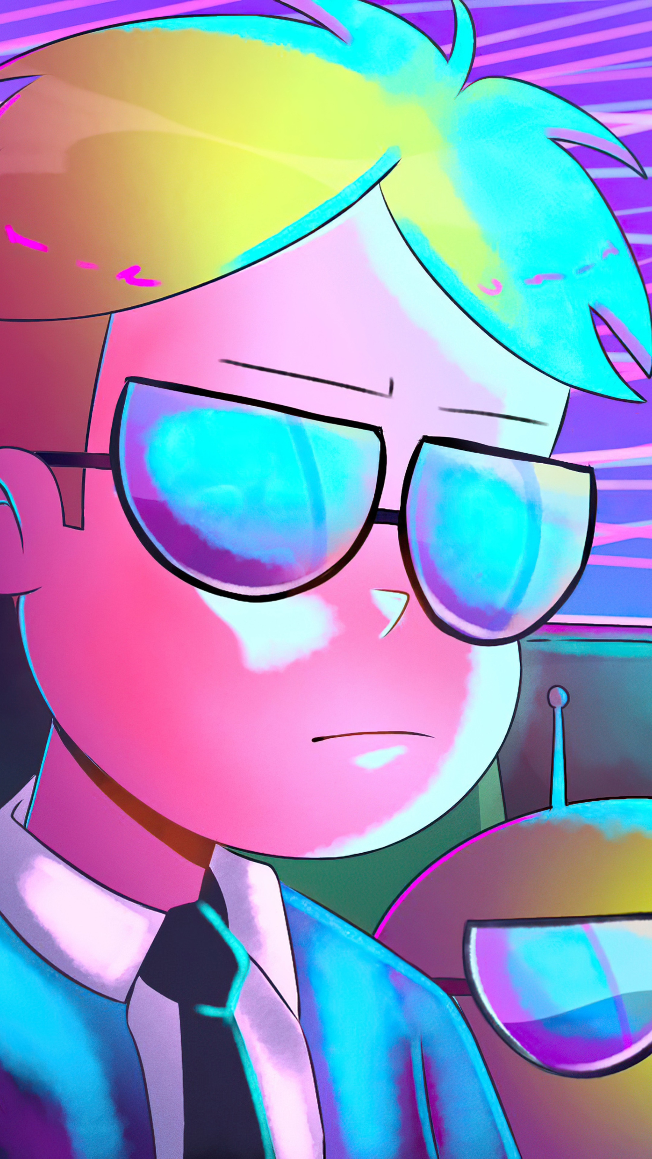 Gary Goodspeed and Mooncake from Final Space 4K HD Phone Wallpaper