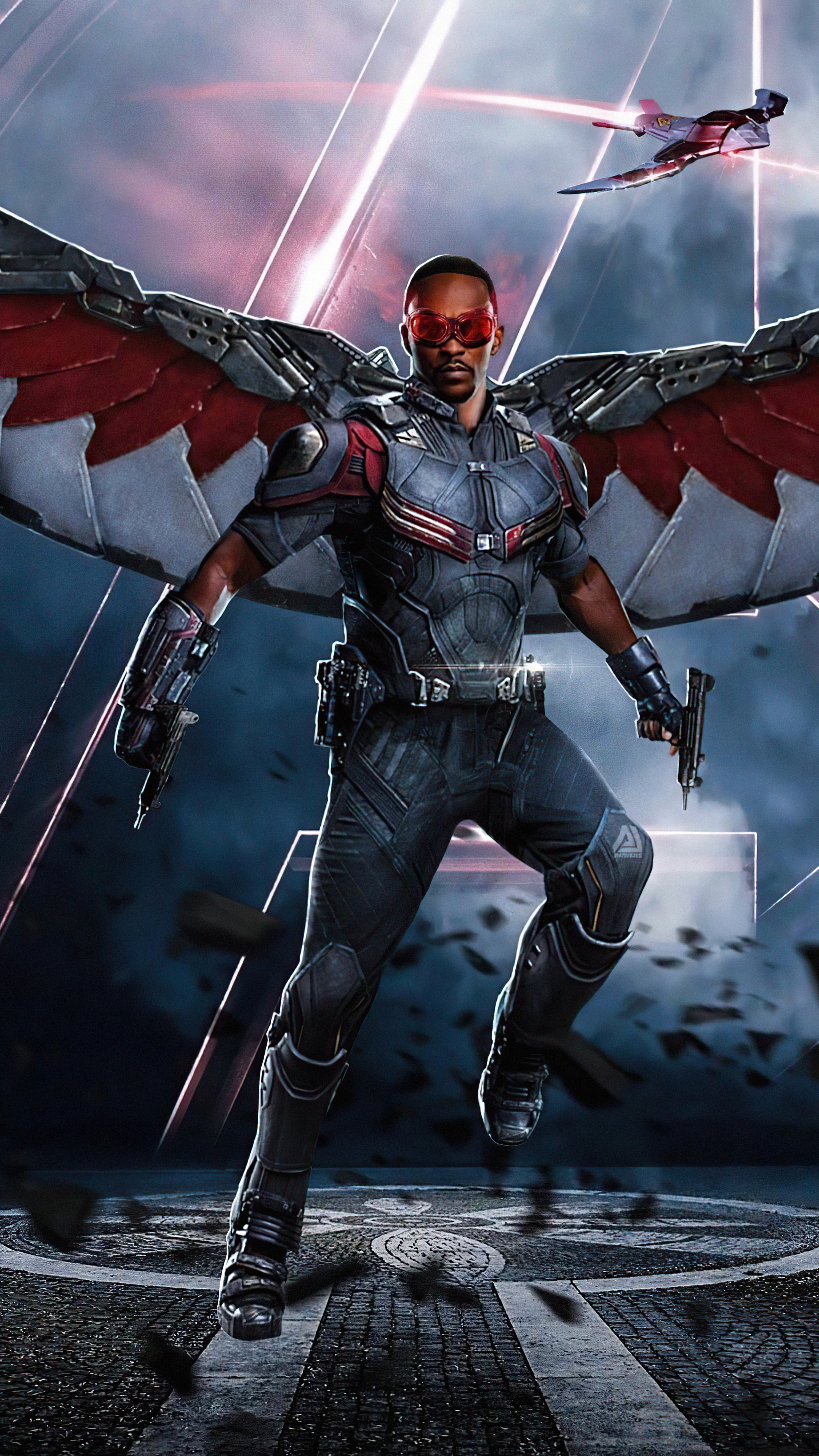 The Falcon from The Falcon and The Winter Soldier 4K HD Phone Wallpaper