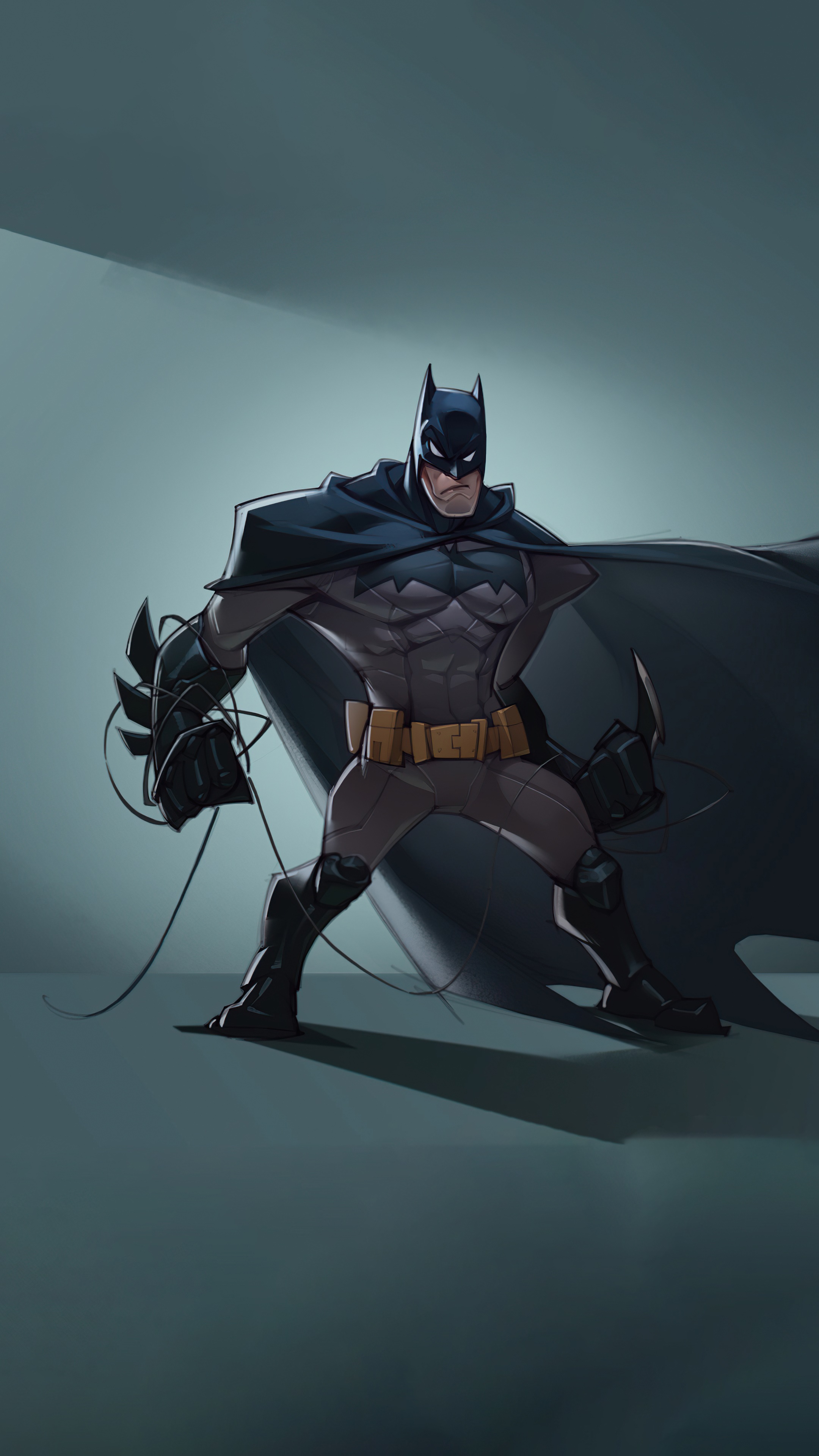 Batman from DC Comics, digital art HD Phone Wallpaper
