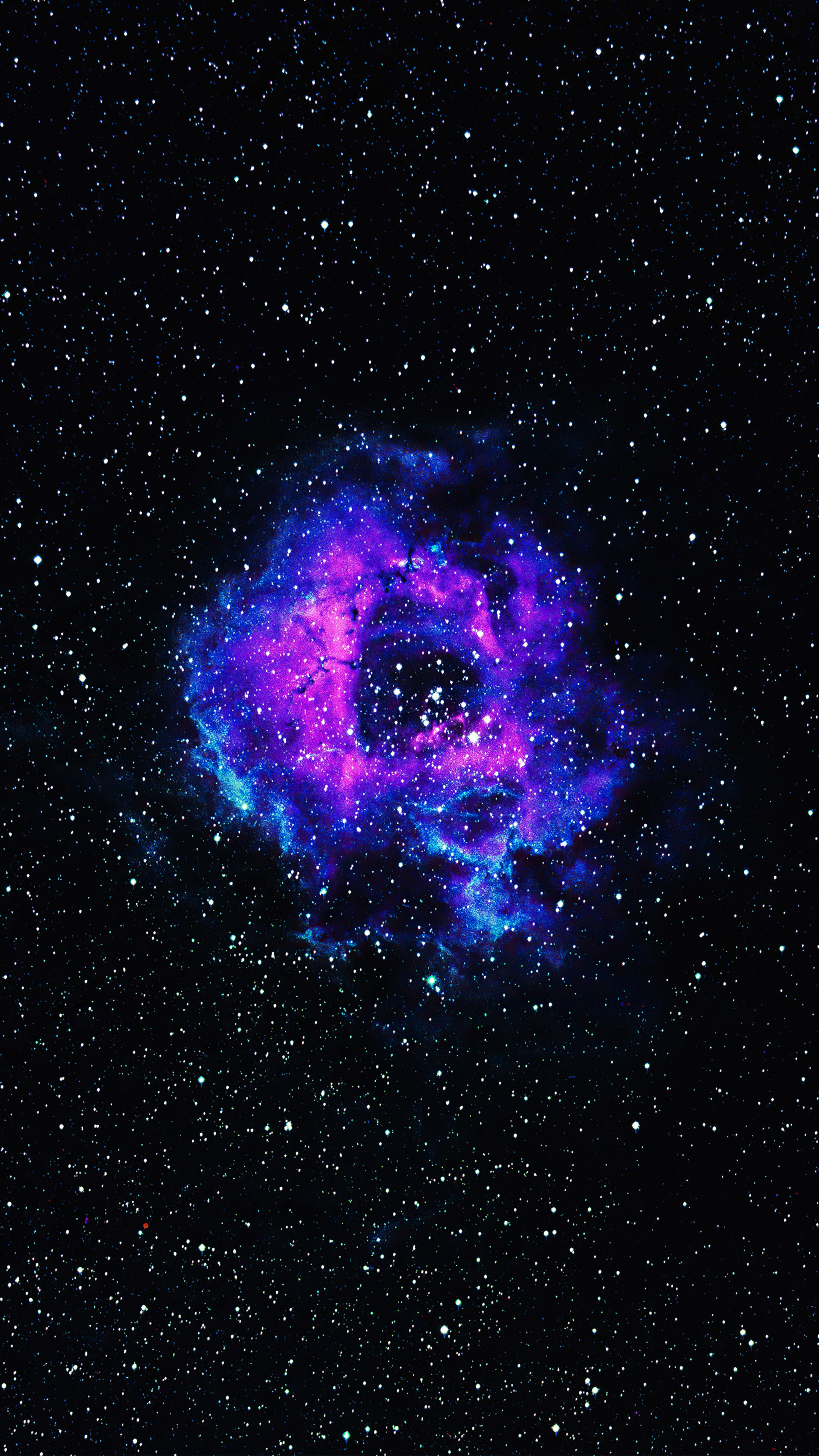 Rosette Nebula in Space HD Phone Wallpaper