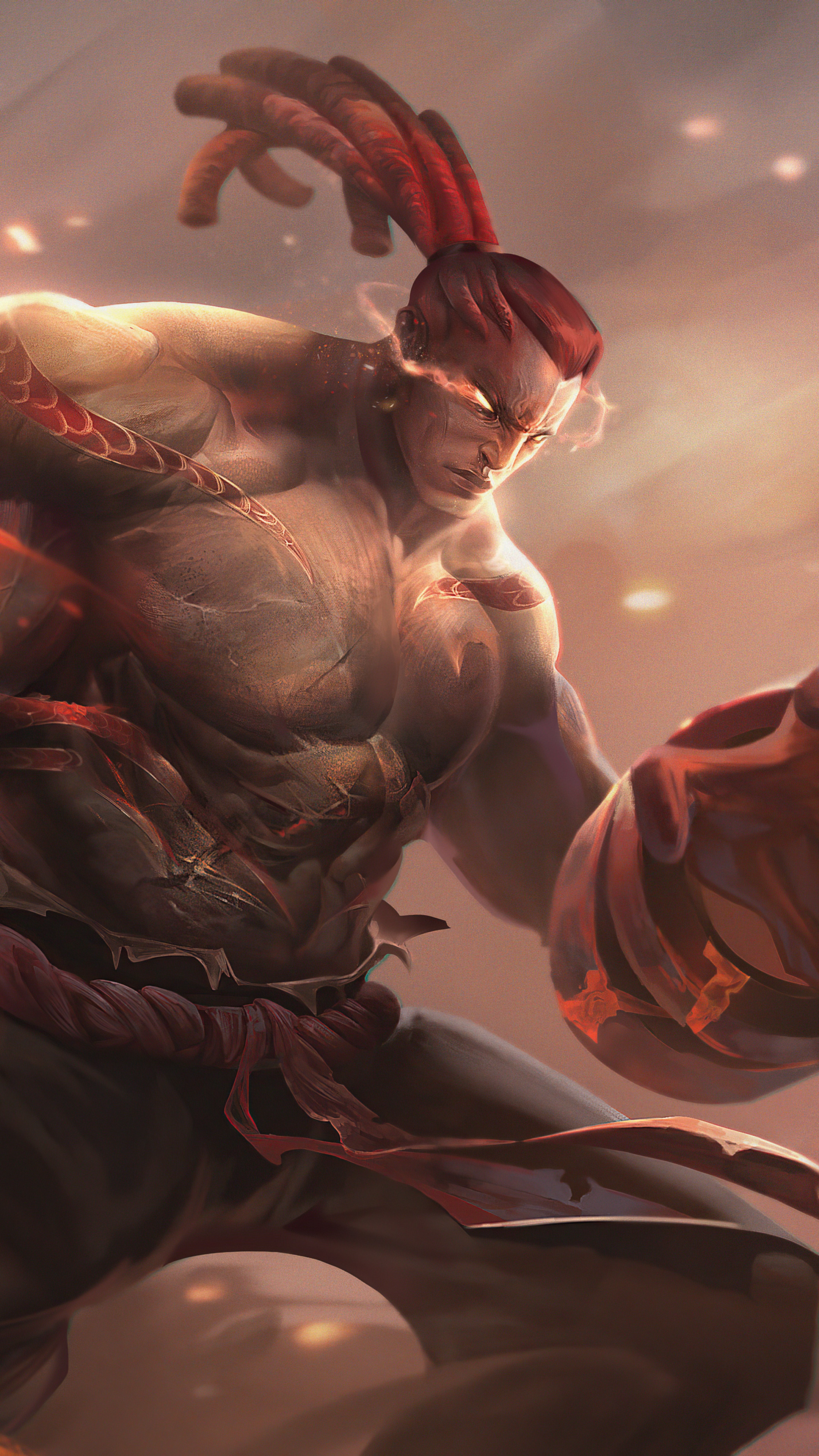 Lee Sin from League of Legends HD Phone Wallpaper