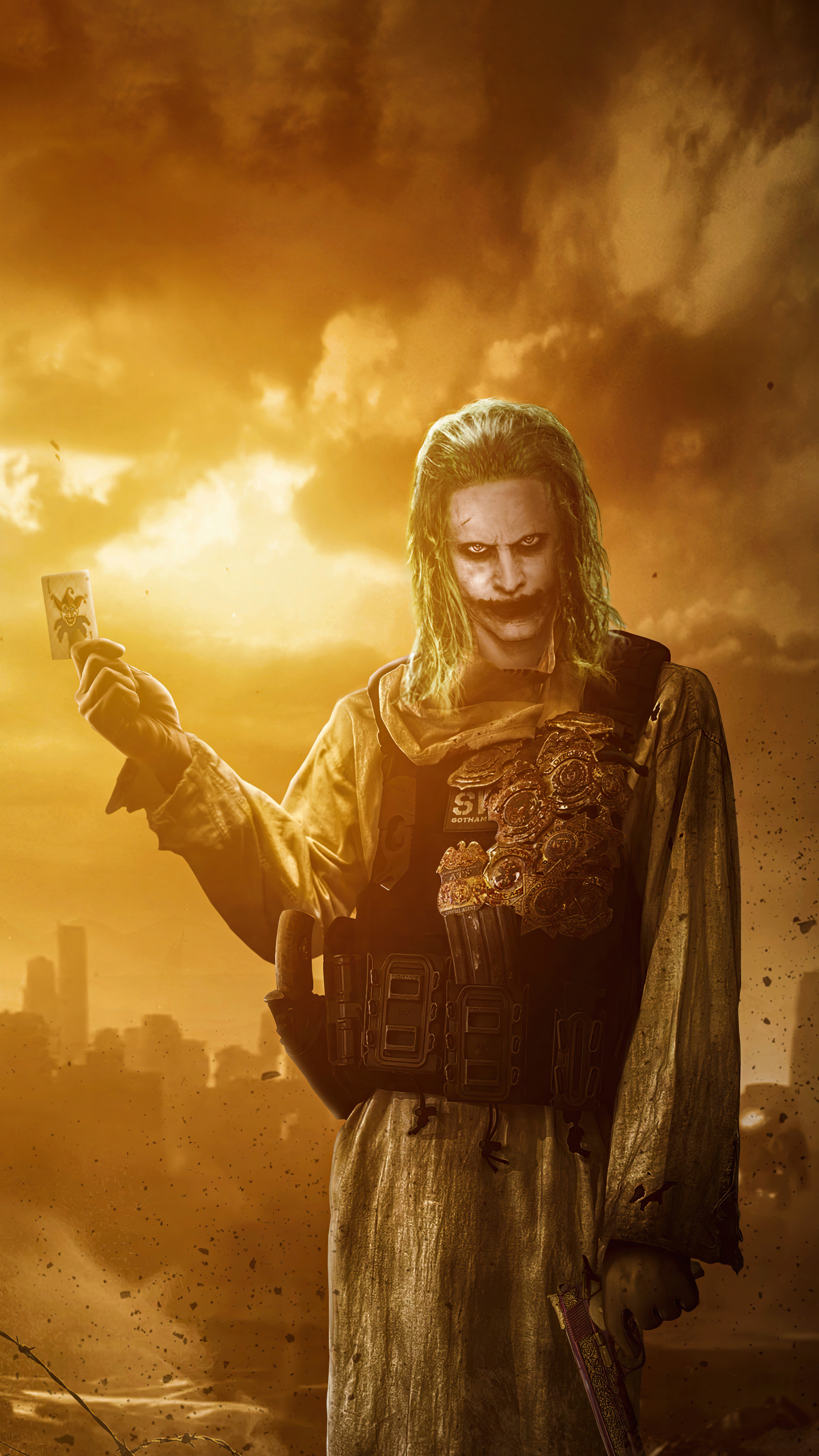 Joker from Justice League 4K HD Phone Wallpaper