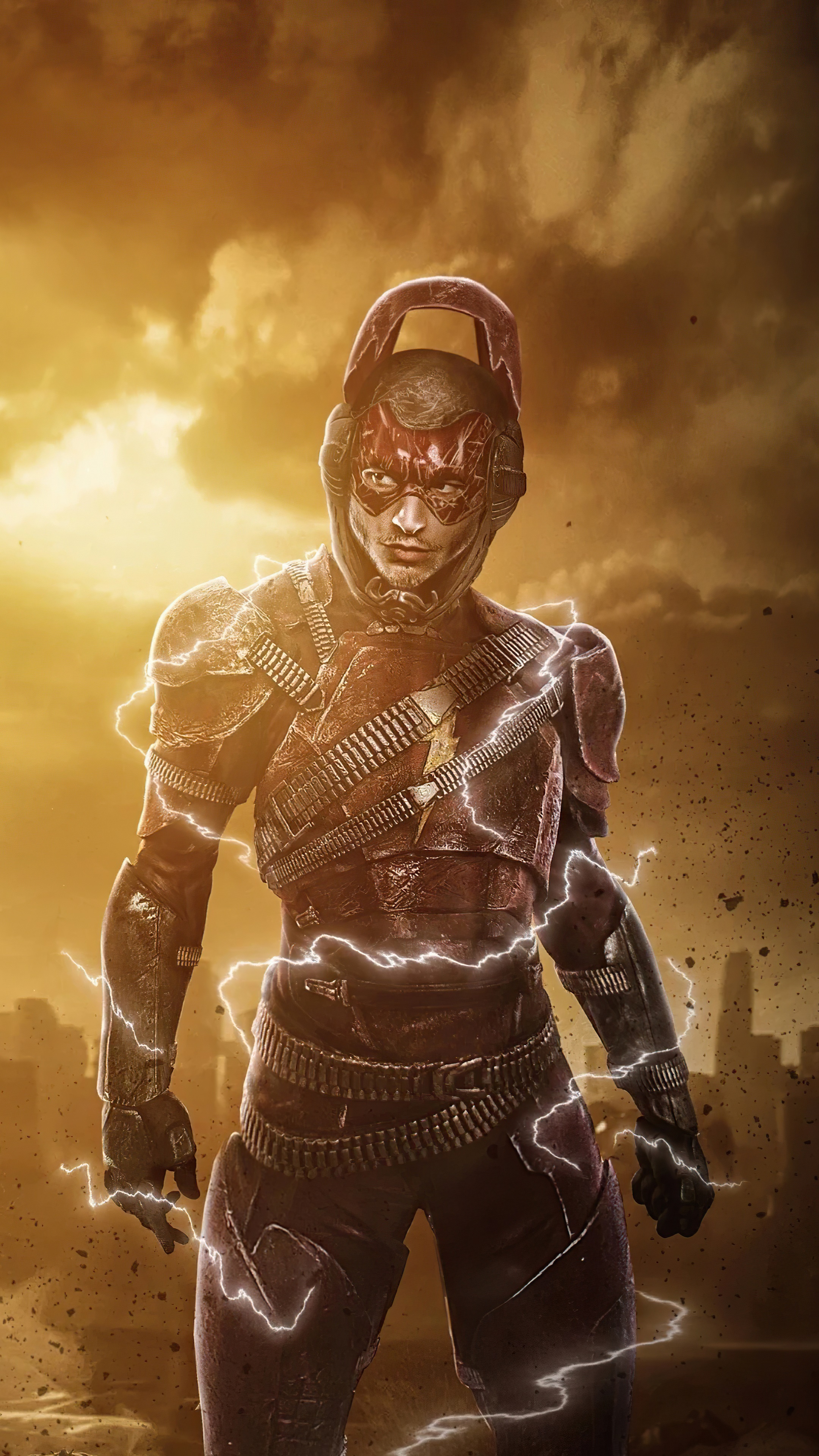 The Flash from Justice League 4K HD Phone Wallpaper