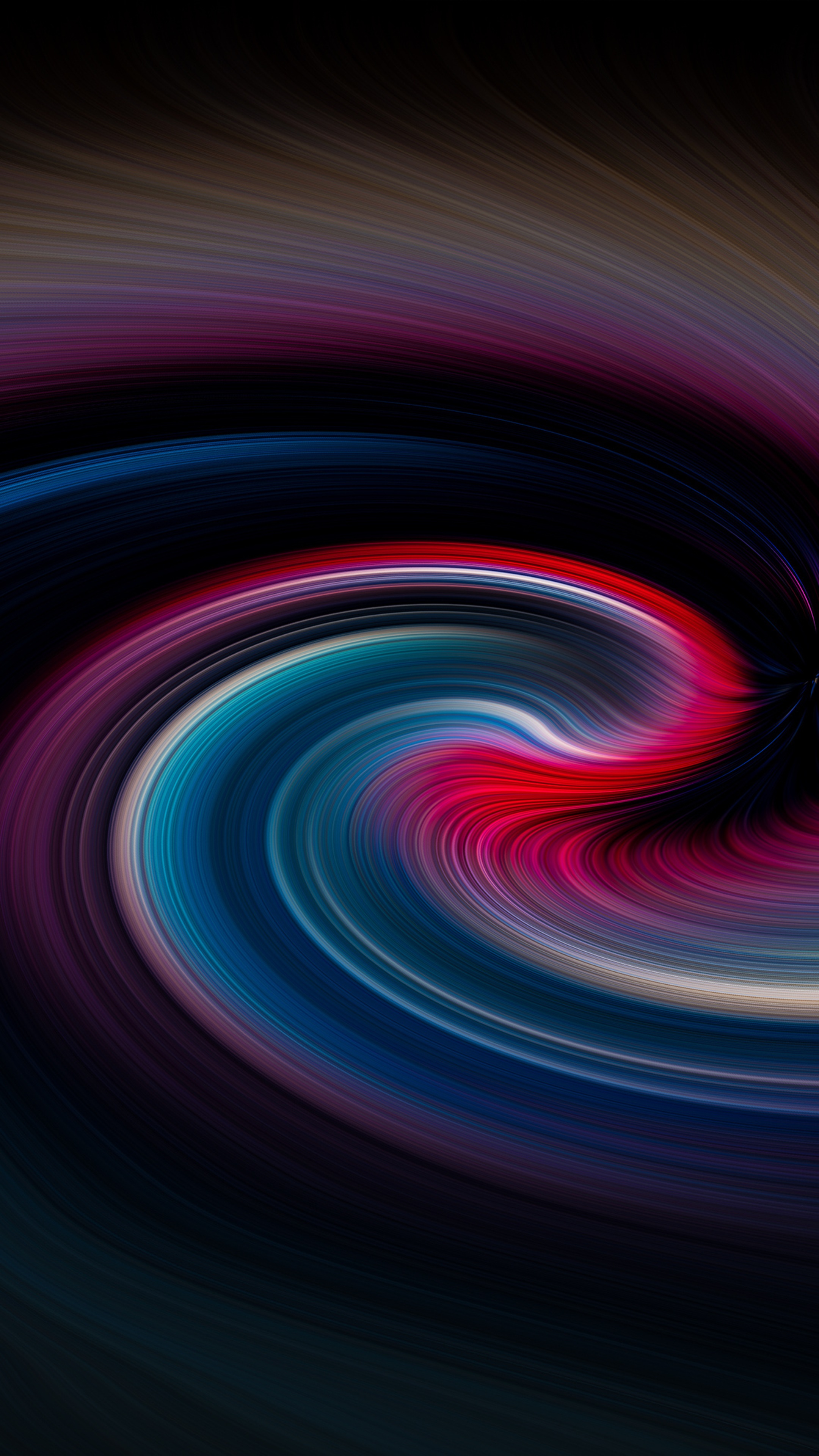 Abstract digital art spiral 4K HD Phone Wallpaper