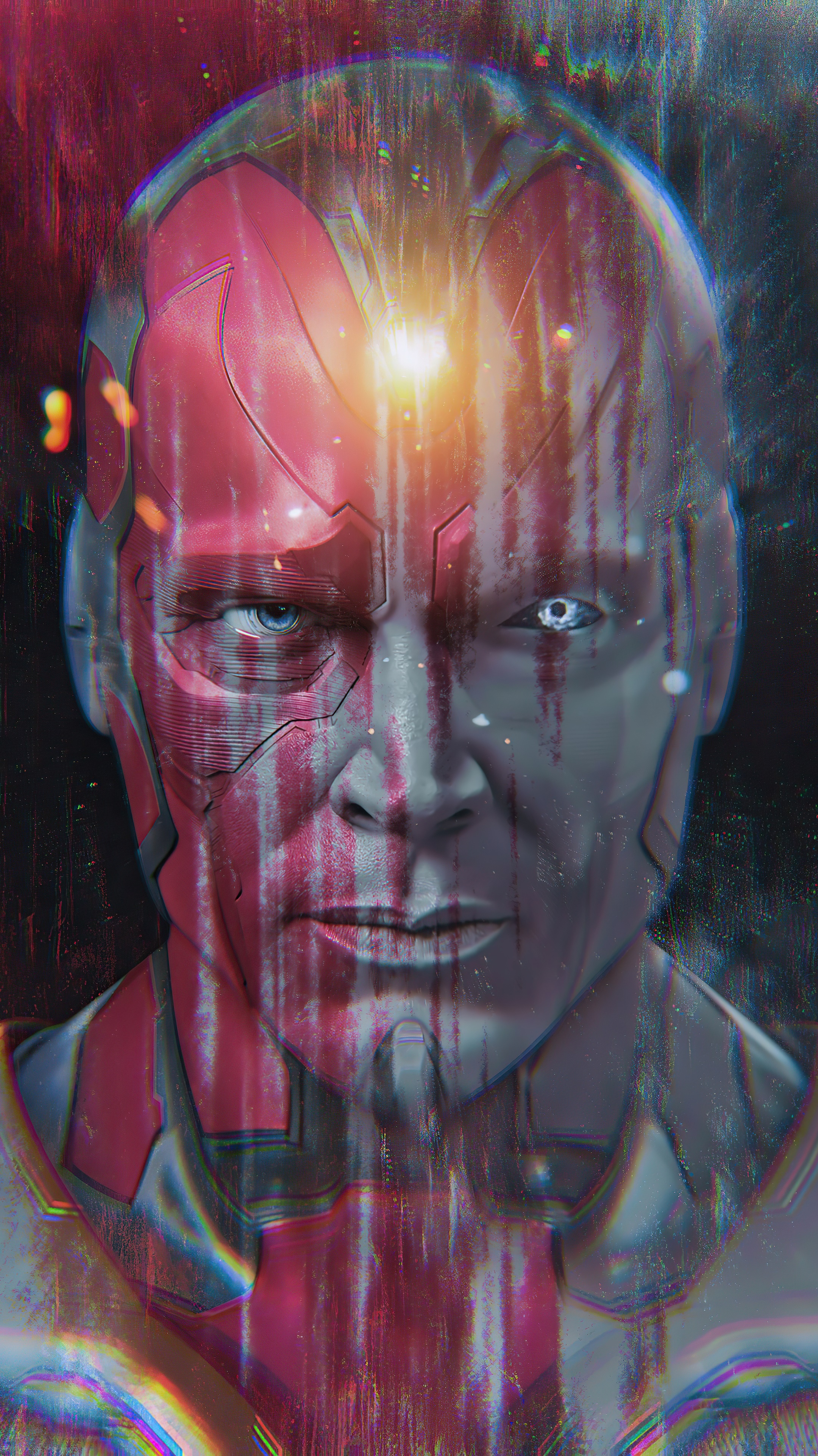 Vision from WandaVision 4K HD Phone Wallpaper