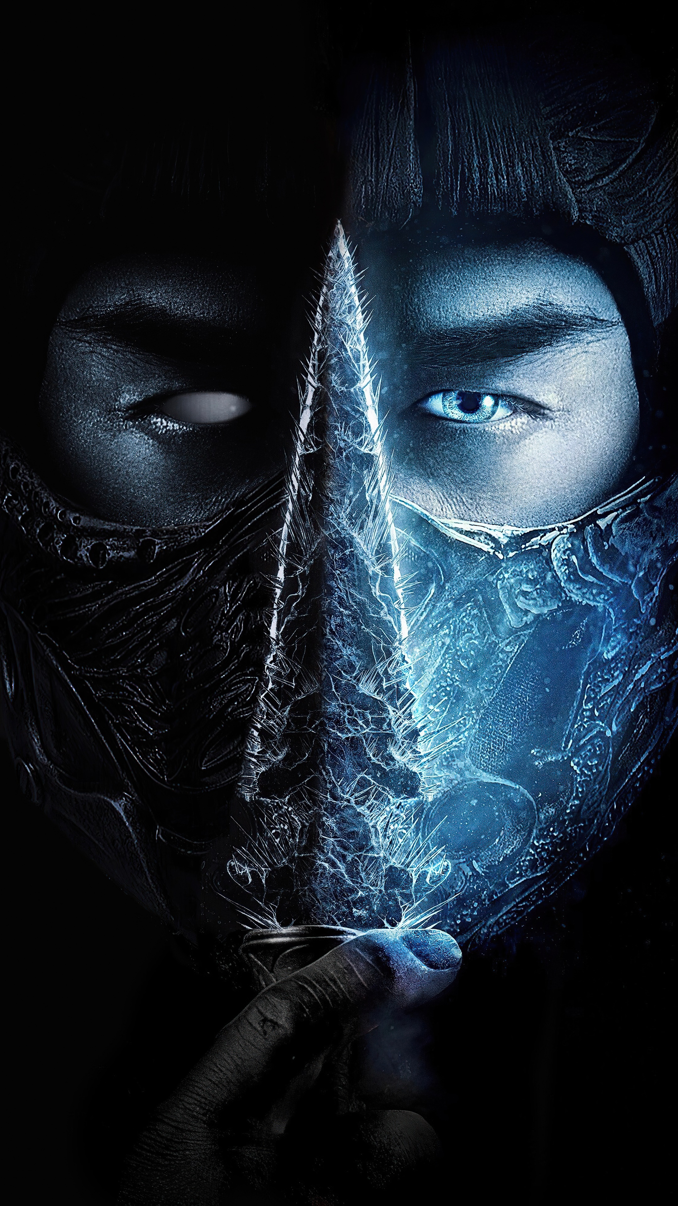 Sub-Zero from Mortal Kombat 2021 movie HD Phone Wallpaper