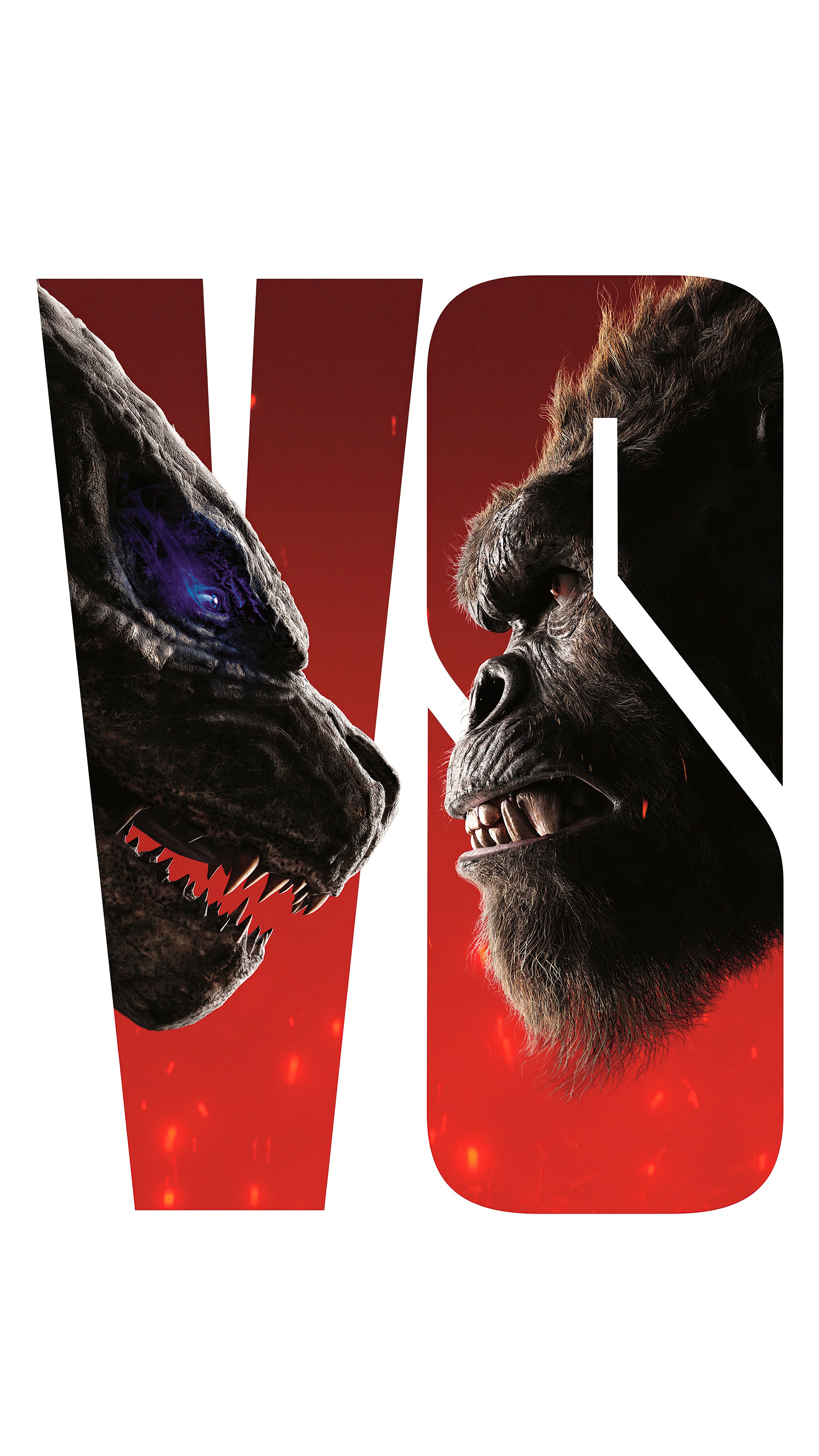 Godzilla vs. Kong movie poster HD Phone Wallpaper