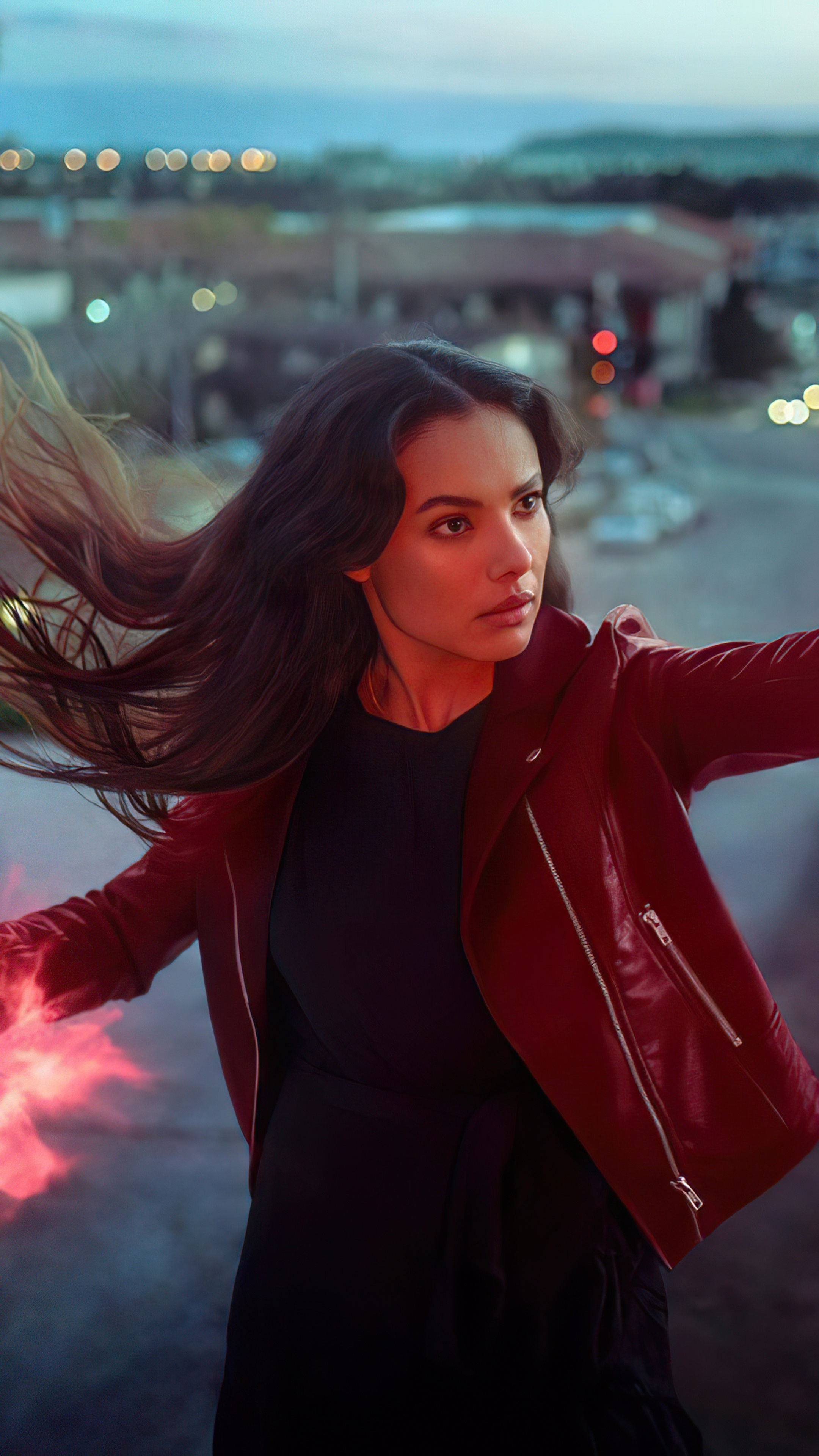 Scarlet Witch from Wanda Vision HD Phone Wallpaper