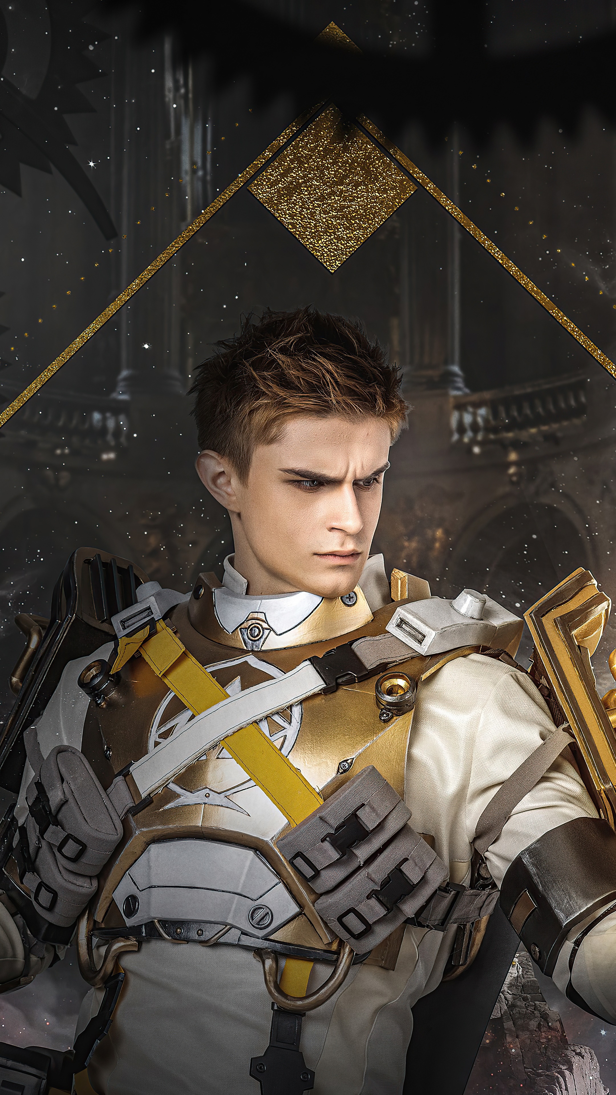 PlayerUnknown's Battlegrounds character in ornate armor HD Phone Wallpaper