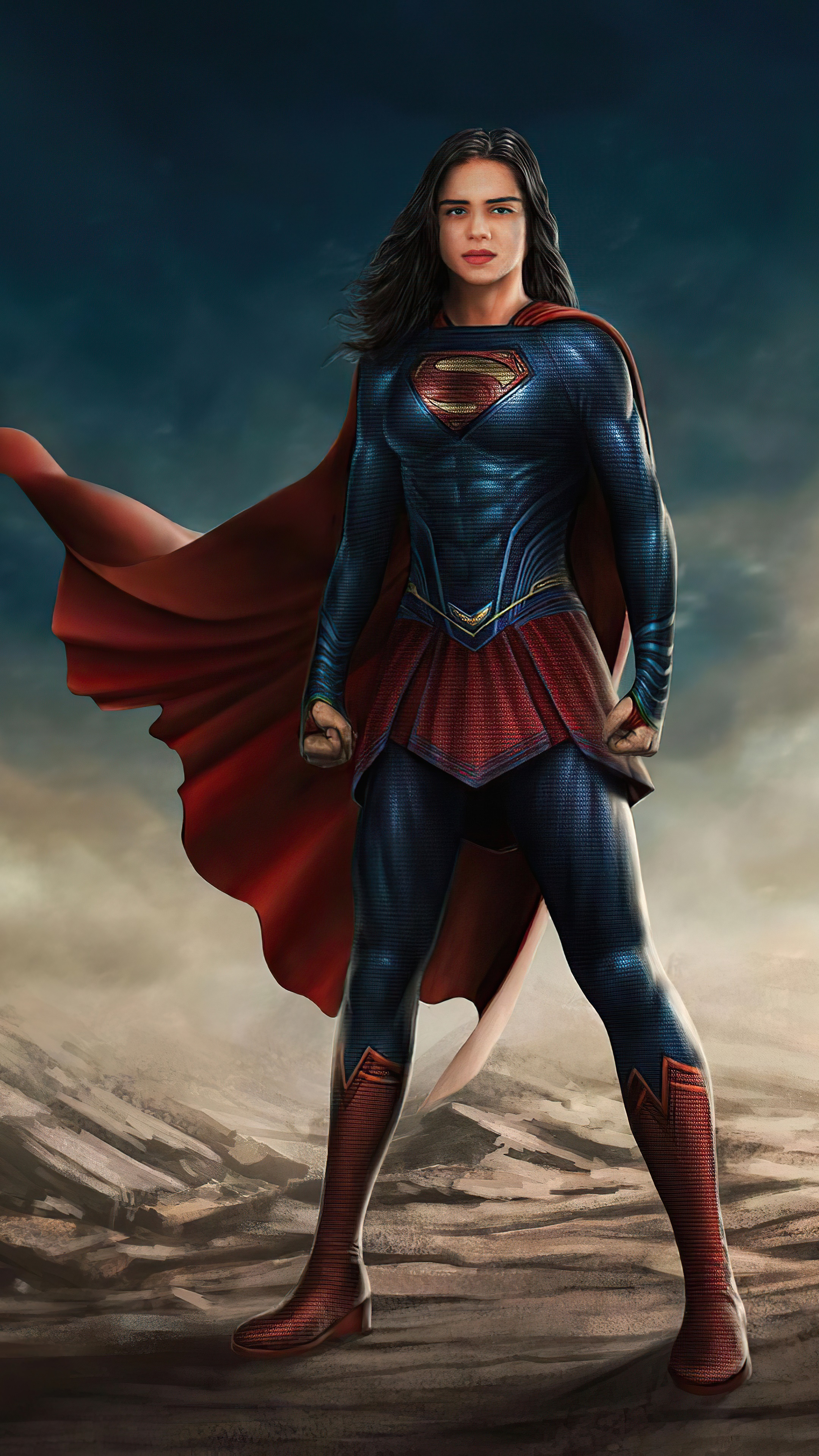Supergirl from DC Comics HD Phone Wallpaper