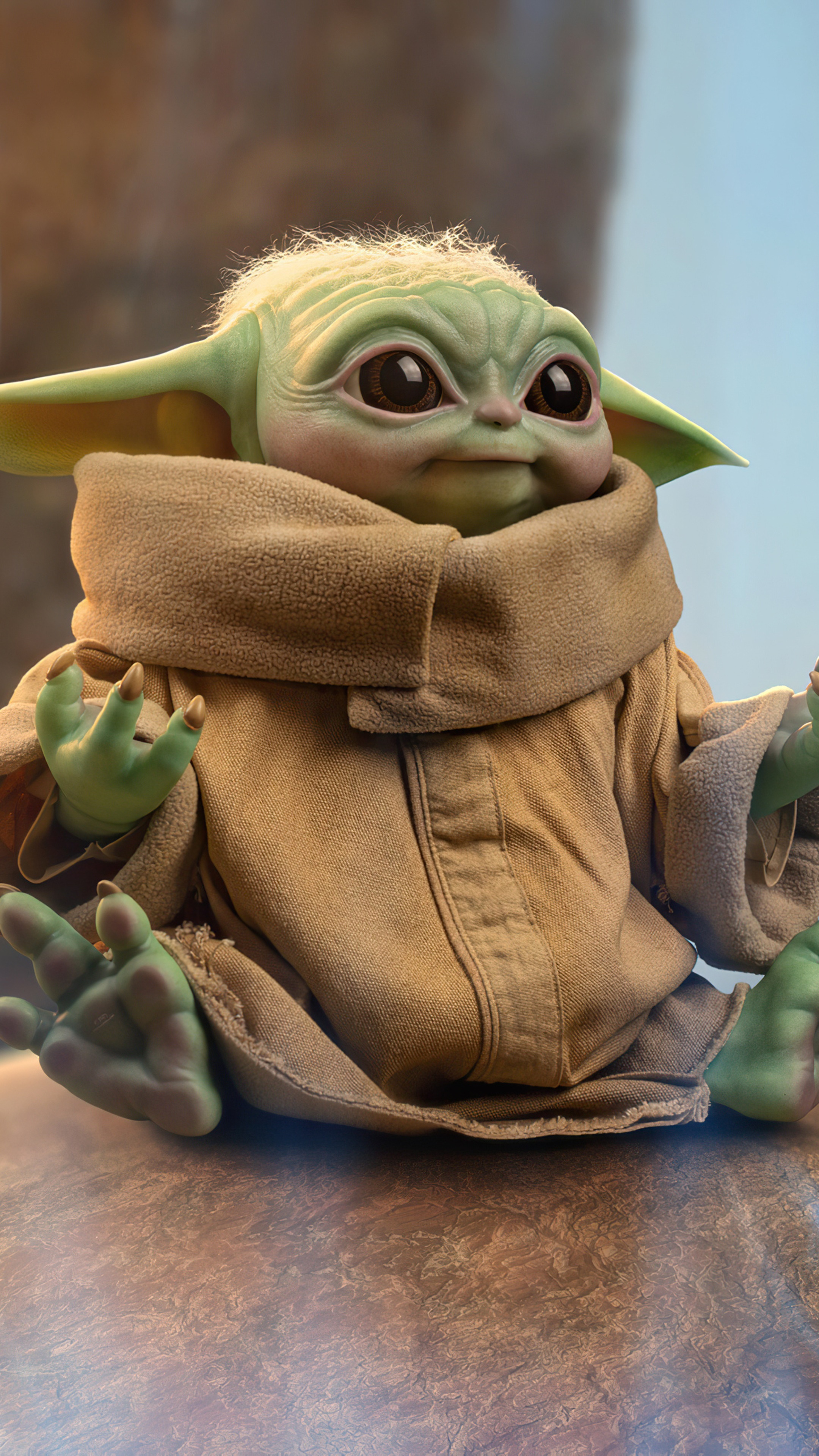 Grogu from The Mandalorian 4K HD Phone Wallpaper
