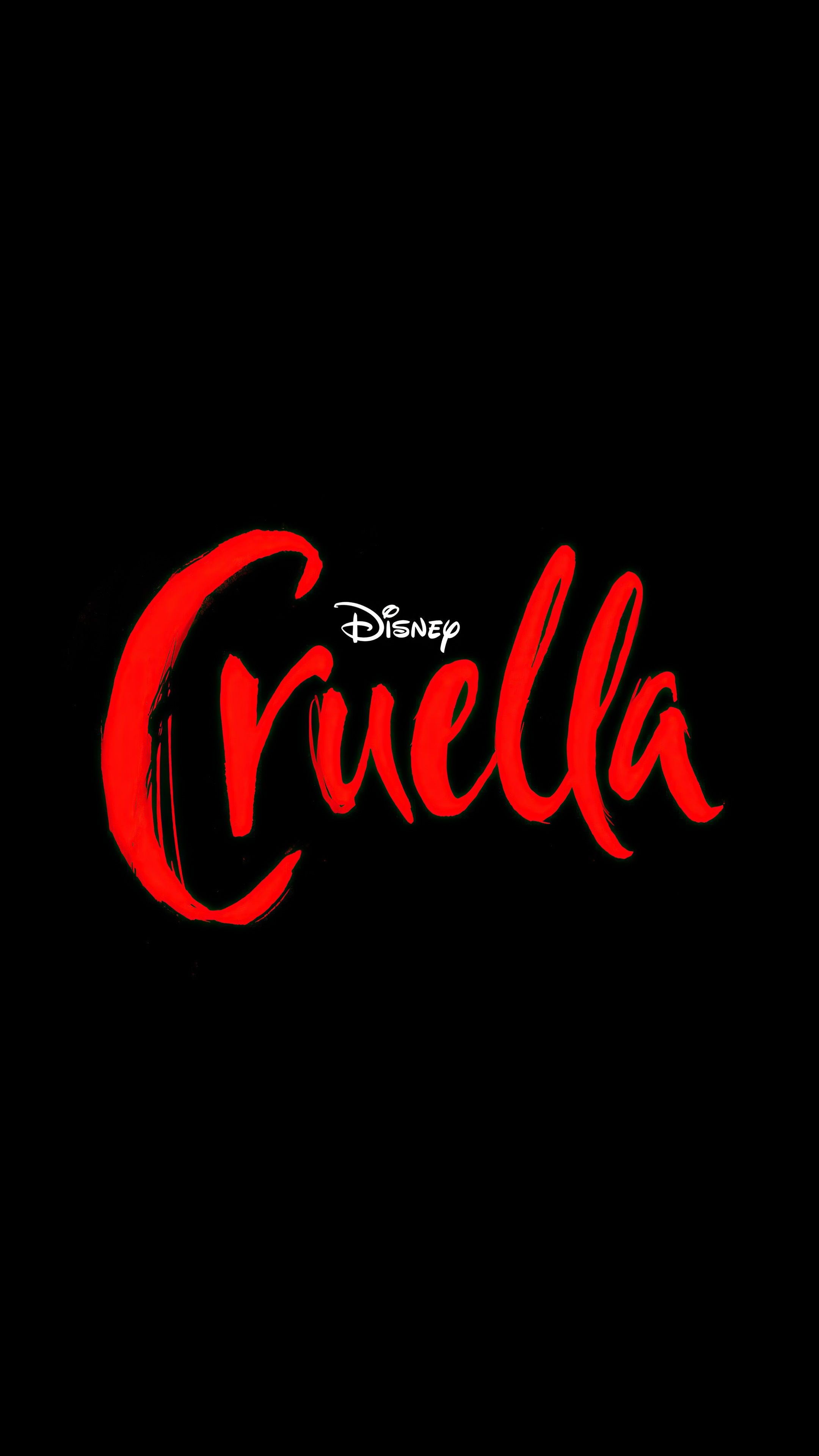 Disney Cruella Logo 4K HD Phone Wallpaper