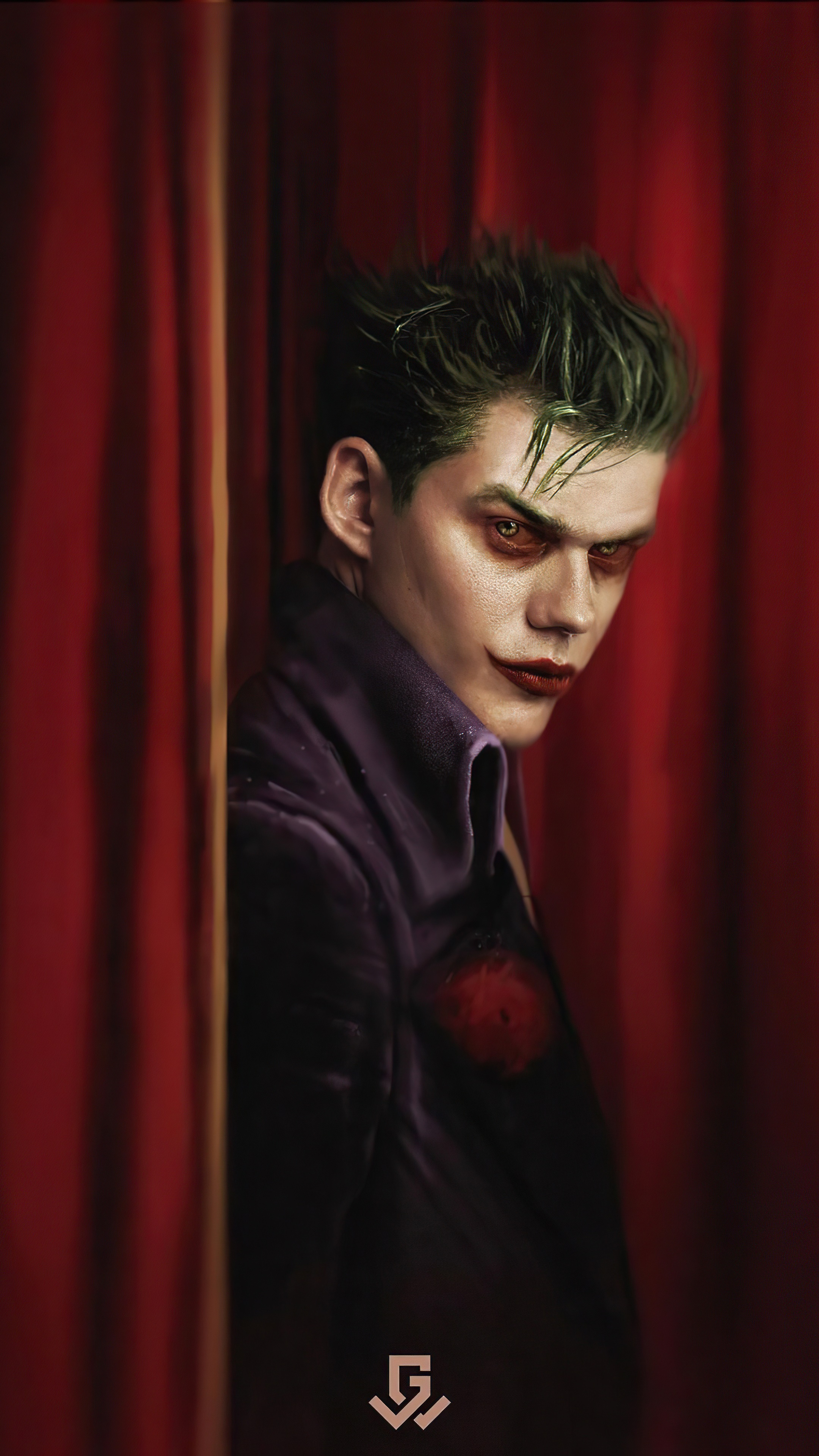 Joker artwork 4K HD Phone Wallpaper