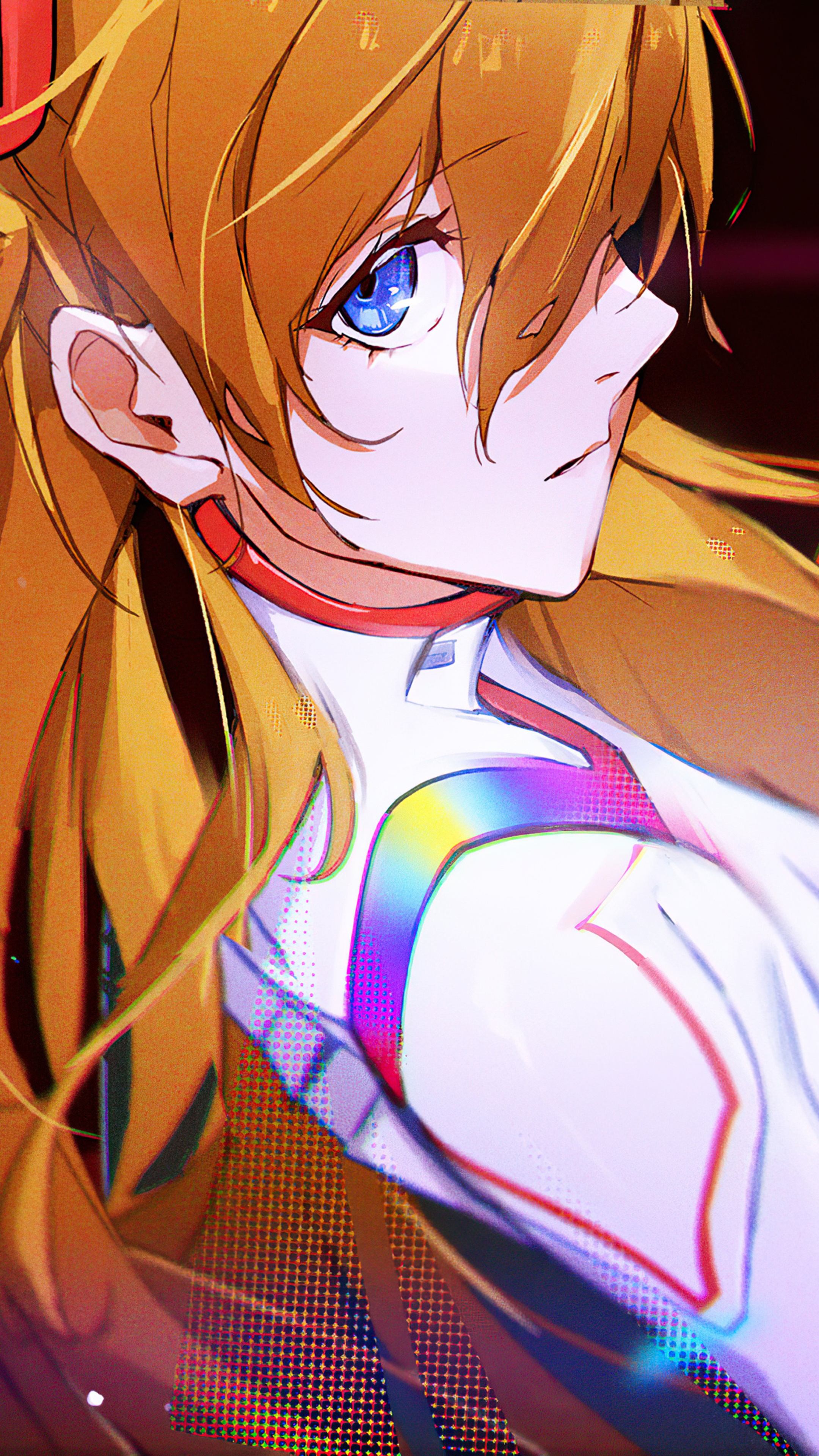 Asuka Langley Soryu from Neon Genesis Evangelion 4K HD Phone Wallpaper