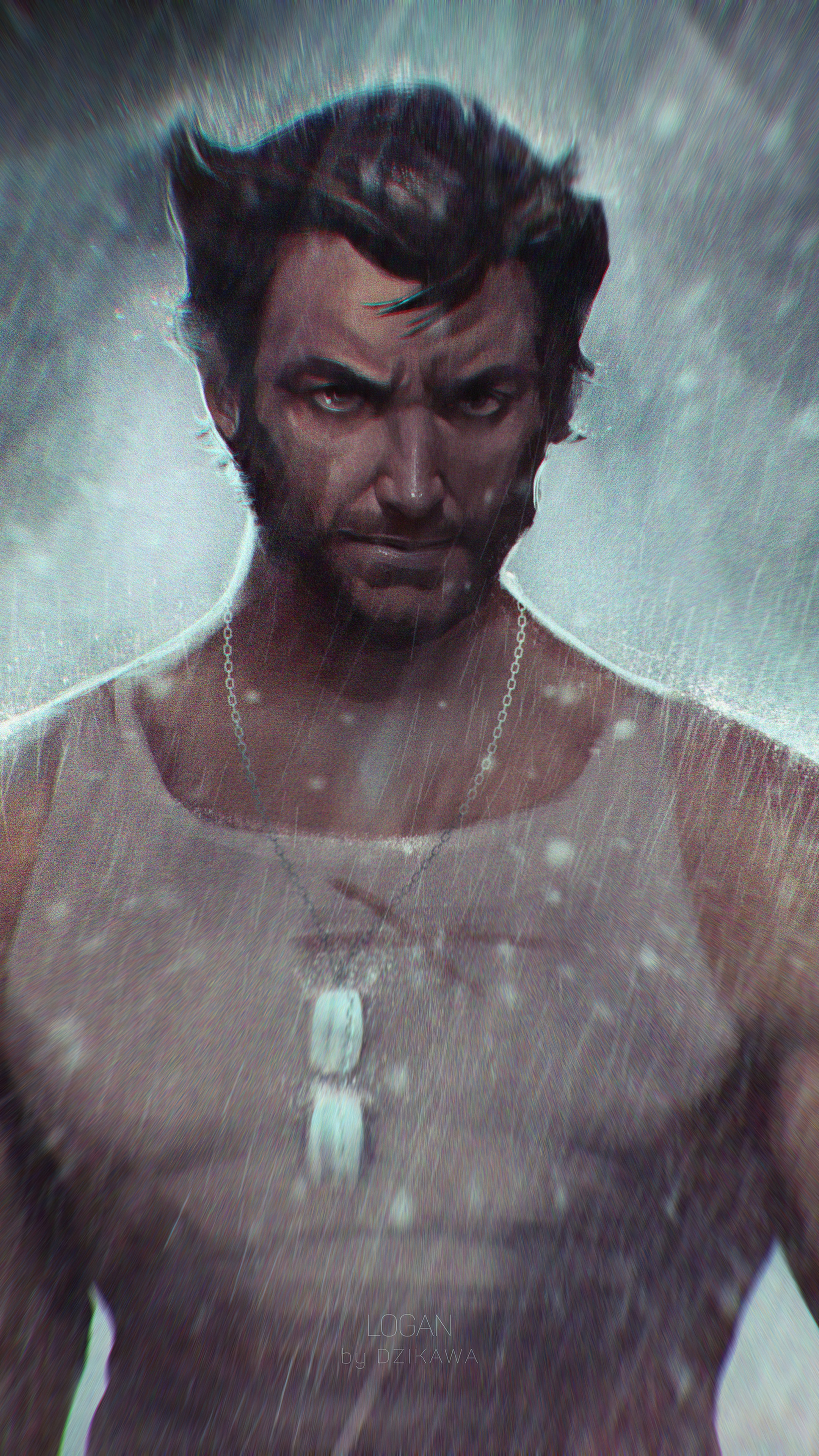 Wolverine from X-Men artwork HD Phone Wallpaper