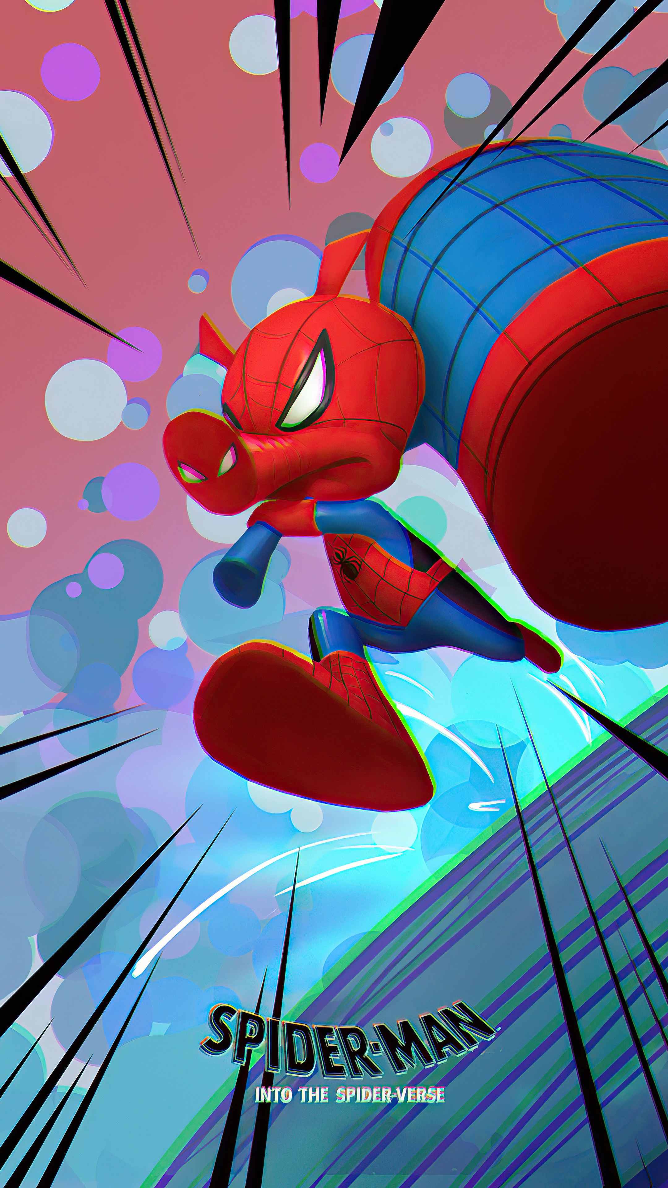 Spider-Ham from Spider-Man: Into the Spider-Verse HD Phone Wallpaper