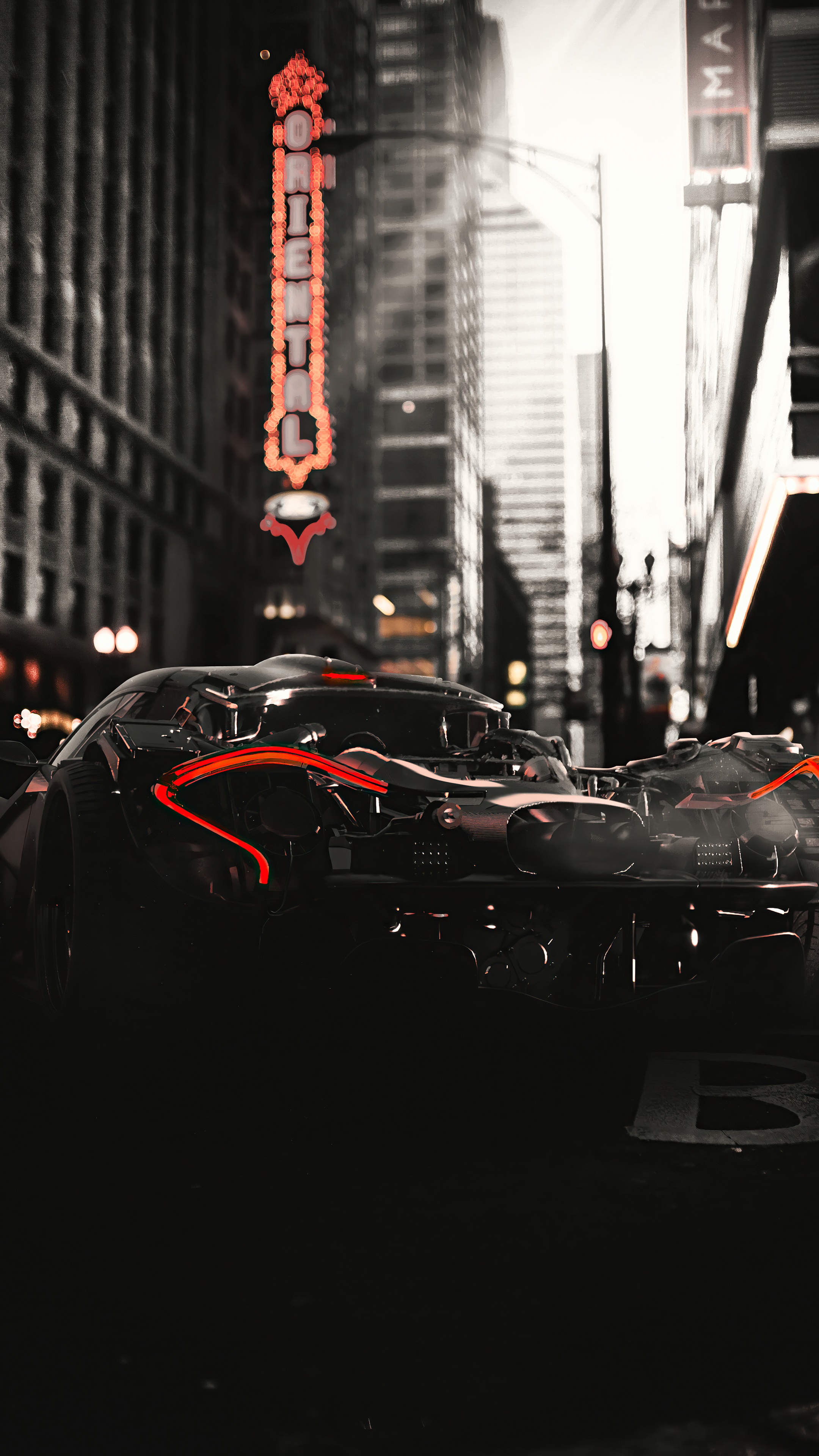 Sci-fi McLaren car artwork 4K HD Phone Wallpaper