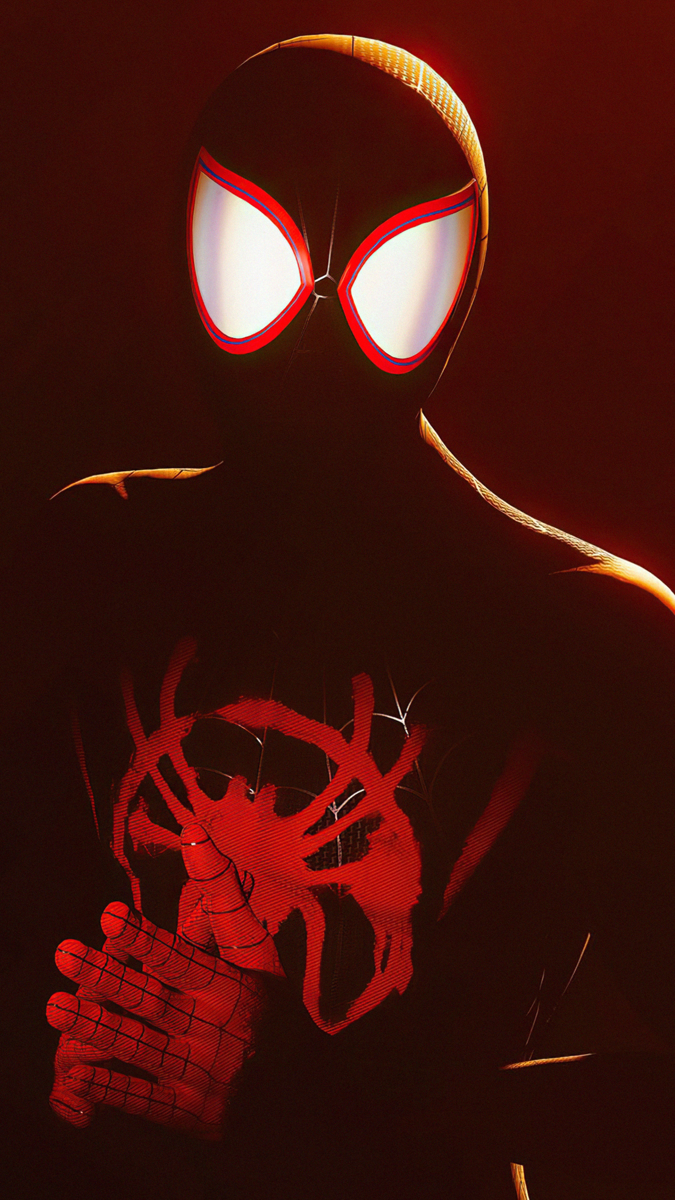 Spider-Man Miles Morales from Marvel 4K HD Phone Wallpaper