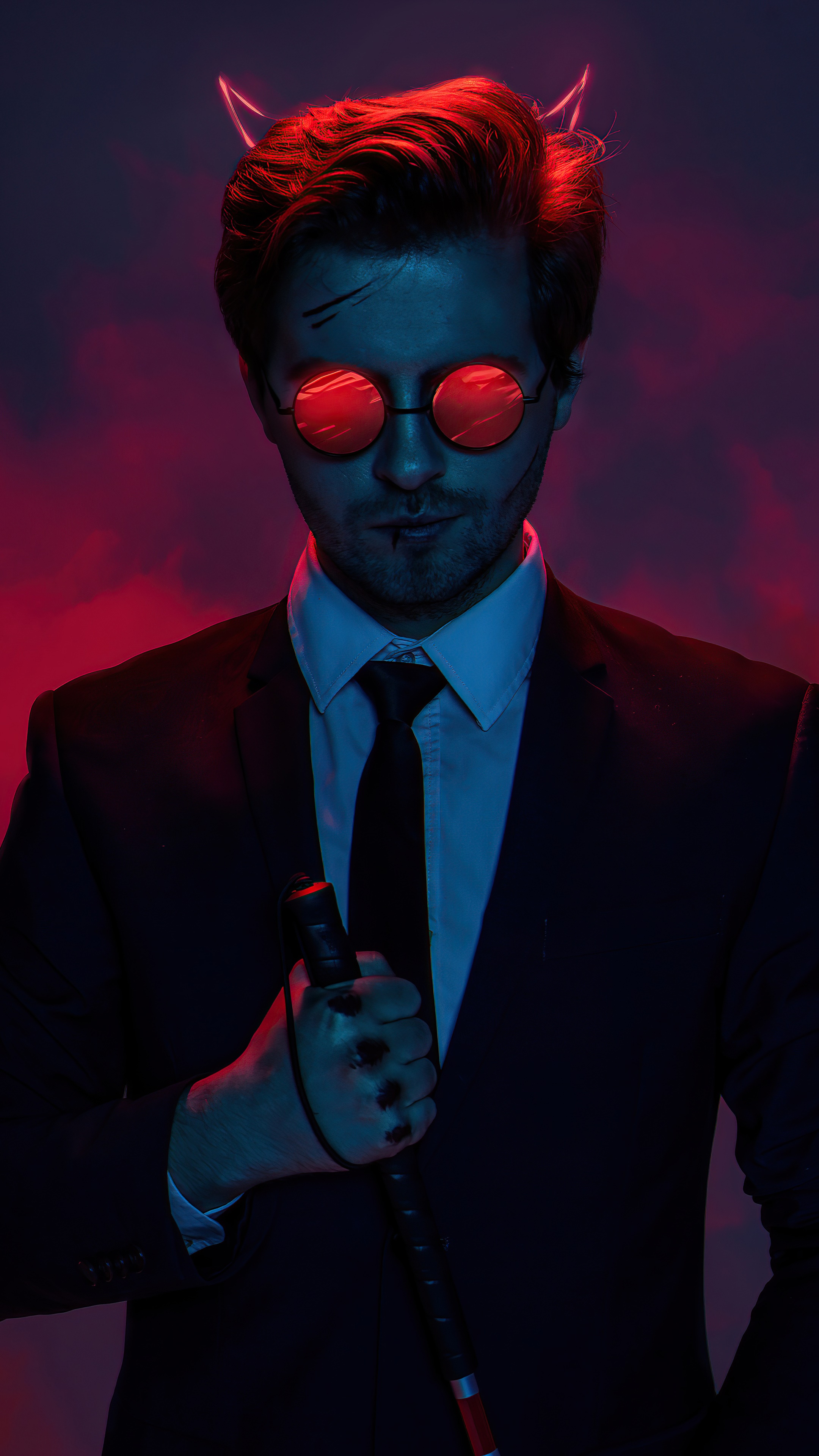 Daredevil from Marvel Cosplay HD Phone Wallpaper
