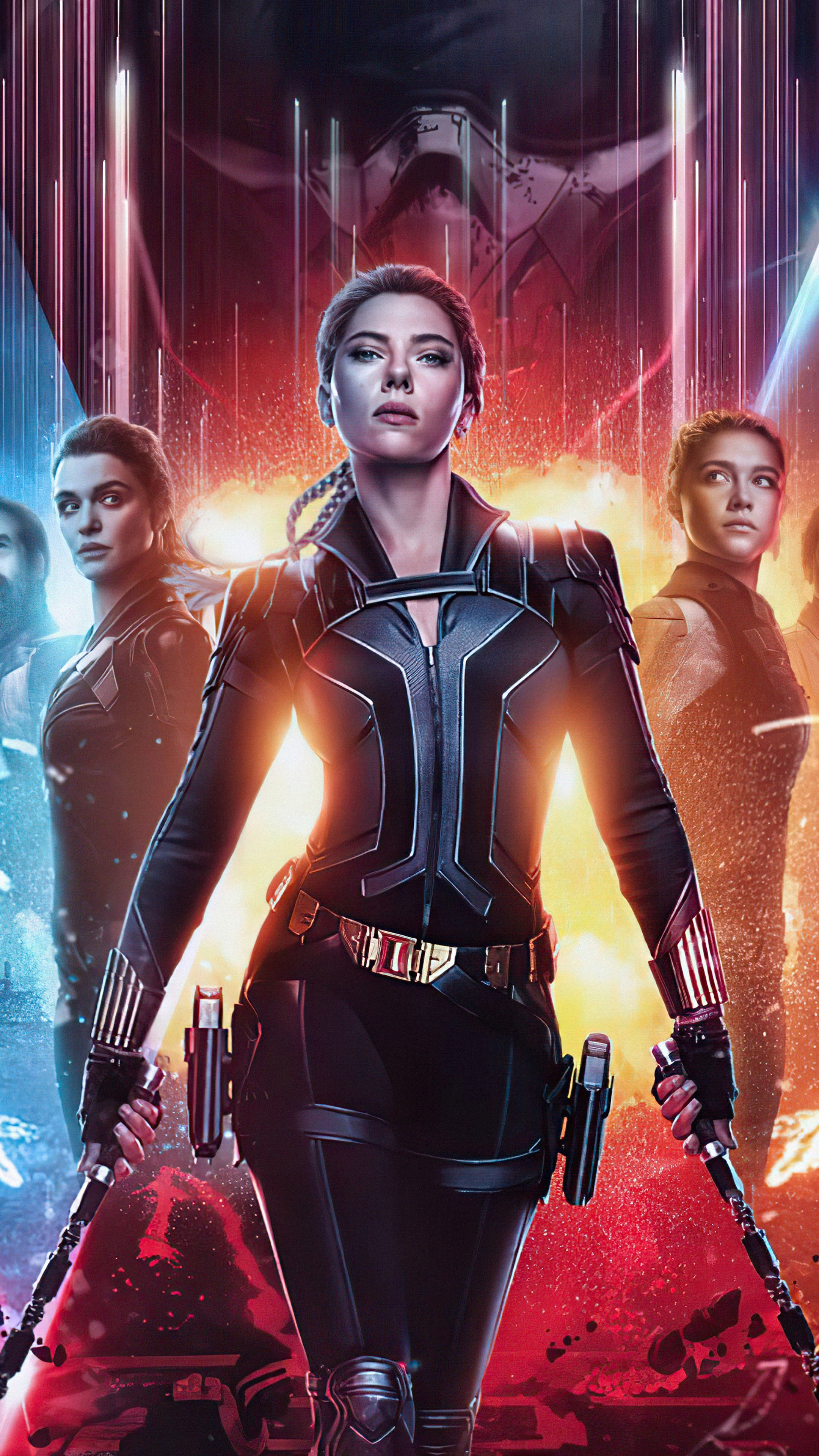 Black Widow 4K HD Phone Wallpaper