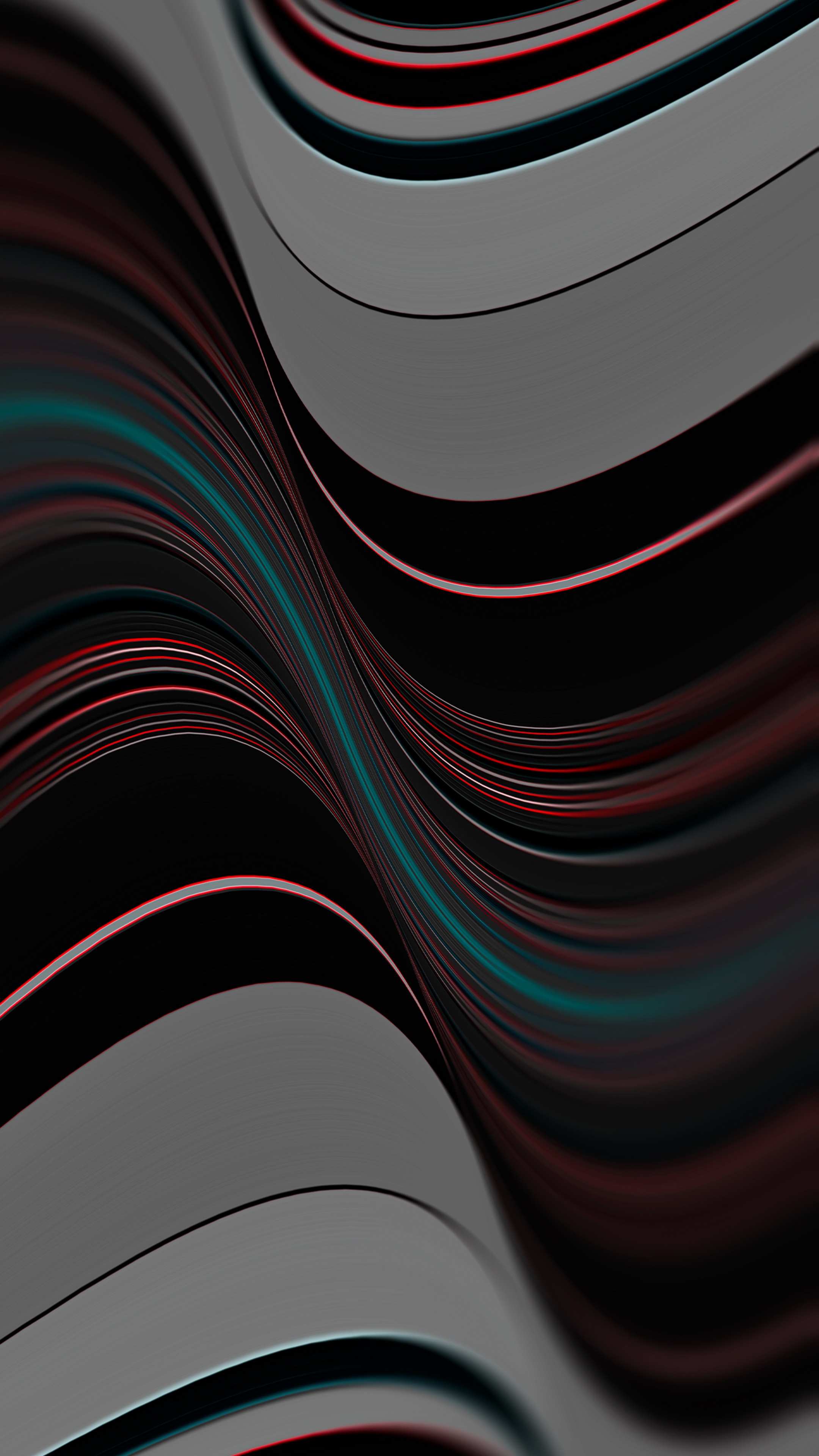 Abstract digital art with flowing lines HD Phone Wallpaper