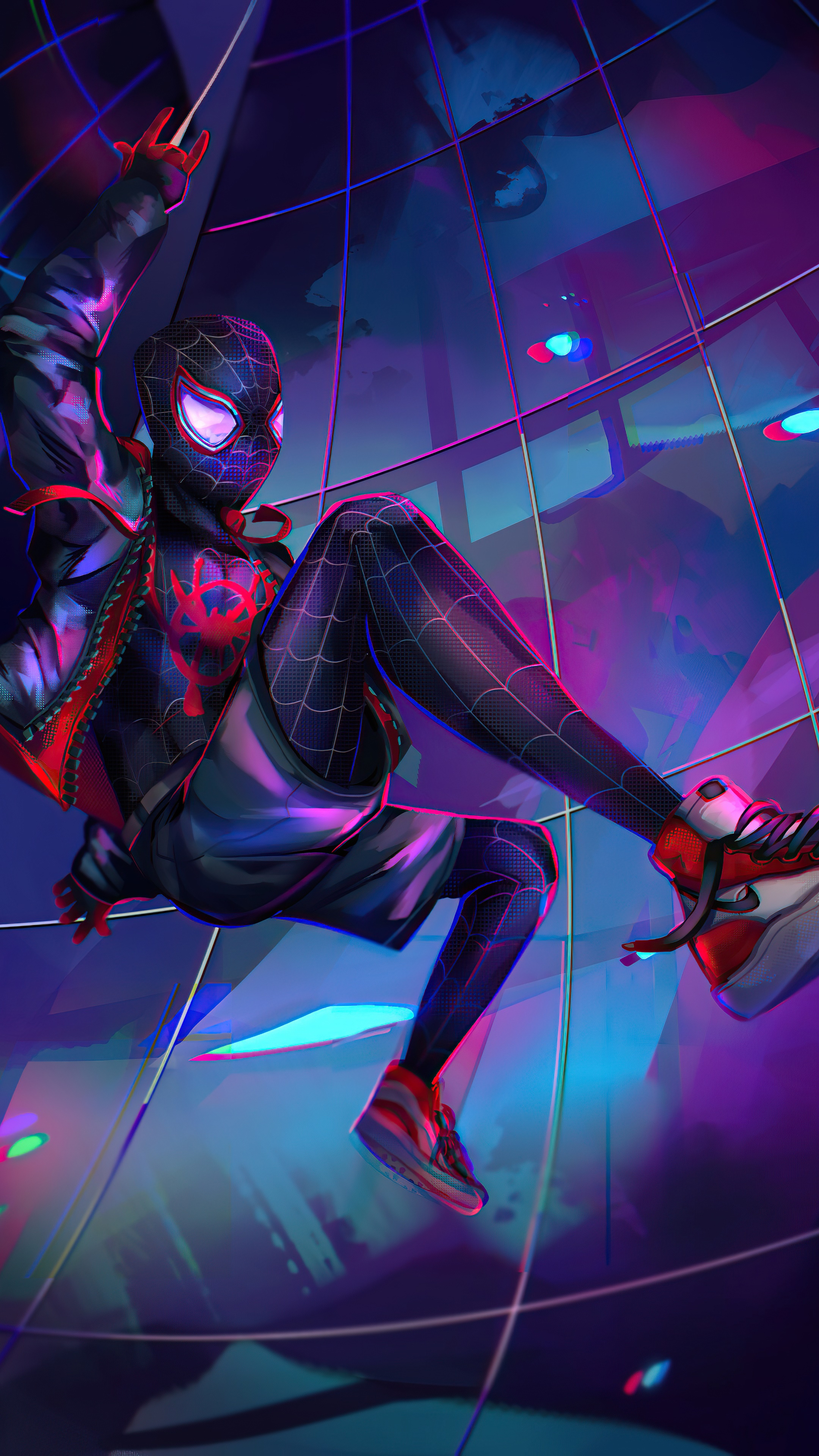 Spider-Man Miles Morales from Marvel HD Phone Wallpaper