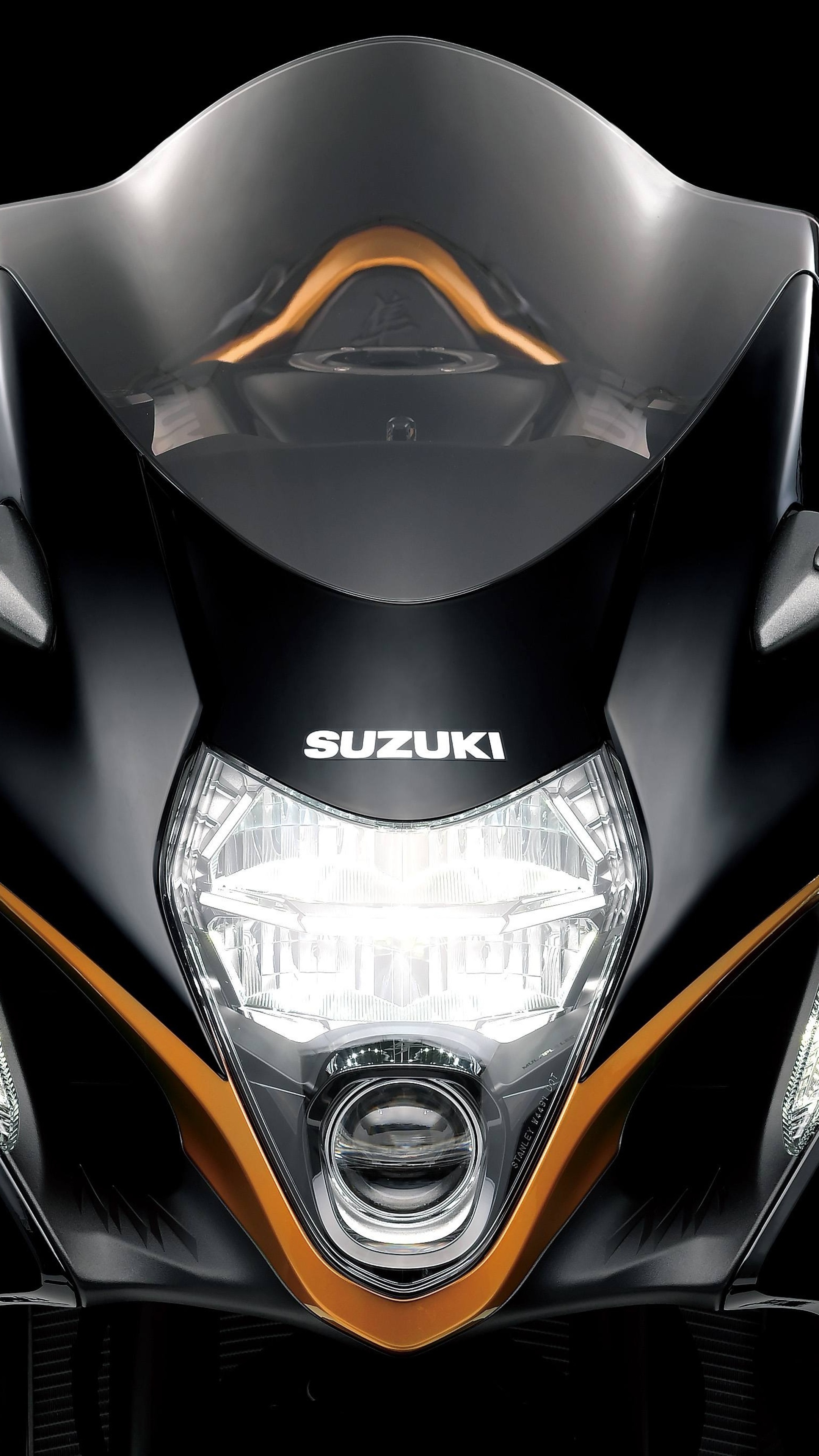 Suzuki Hayabusa motorcycle front view HD Phone Wallpaper