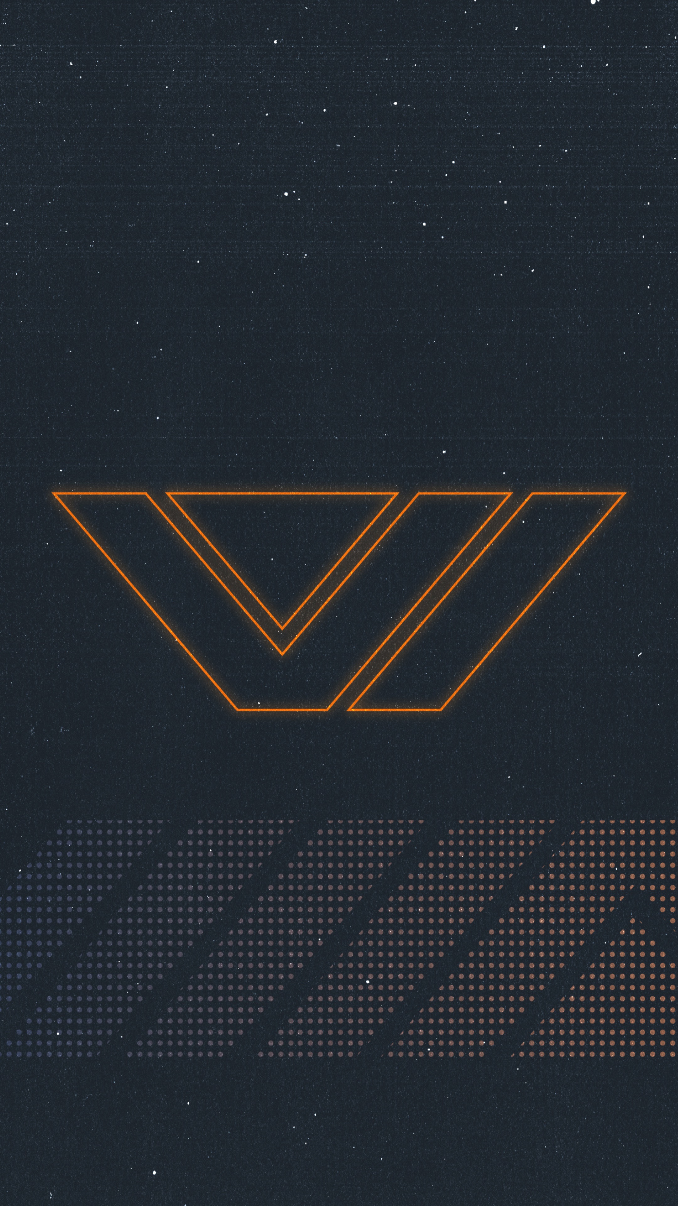 Destiny 2 logo with starry background HD Phone Wallpaper