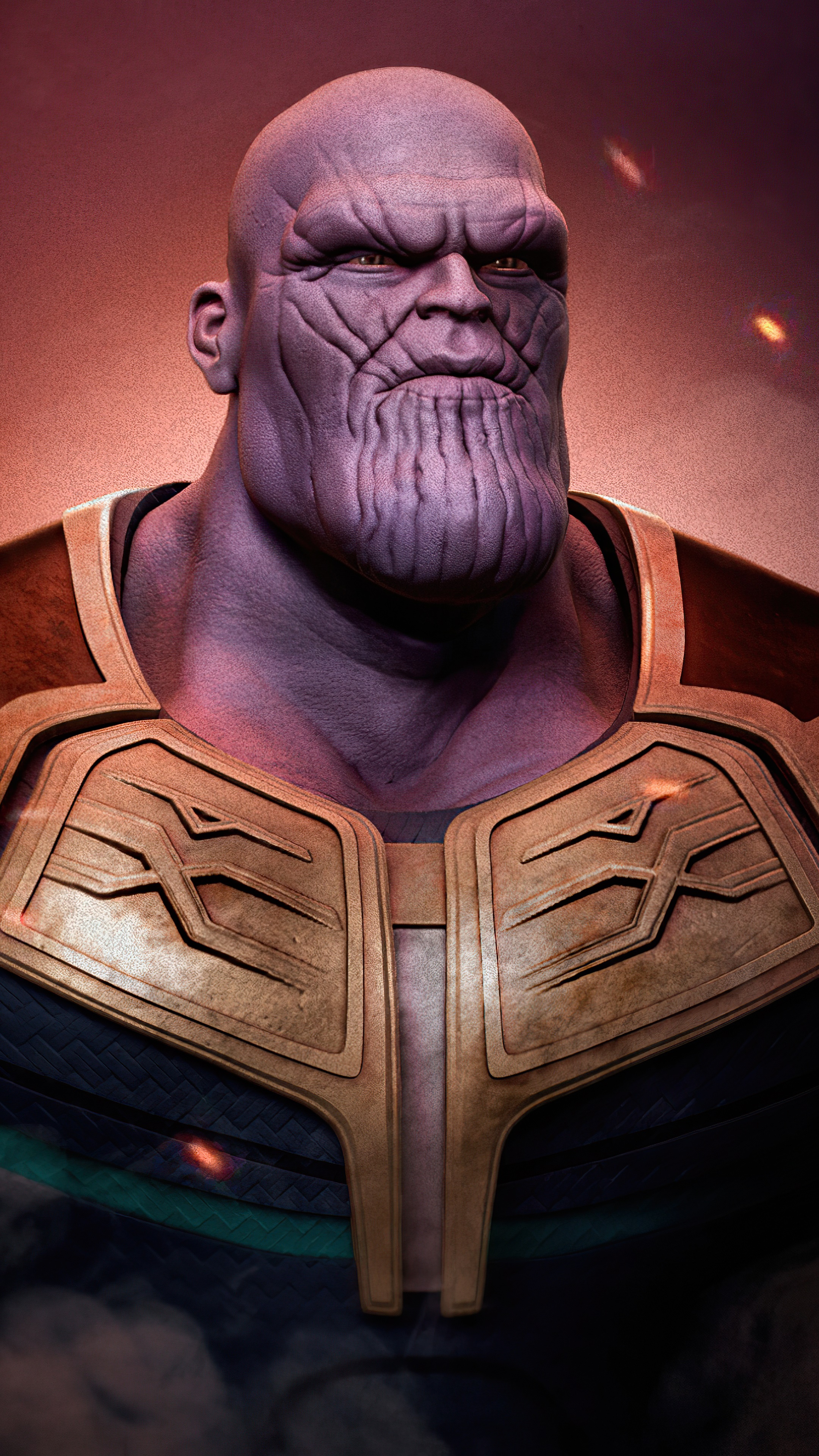Thanos from Marvel 4K Artwork HD Phone Wallpaper