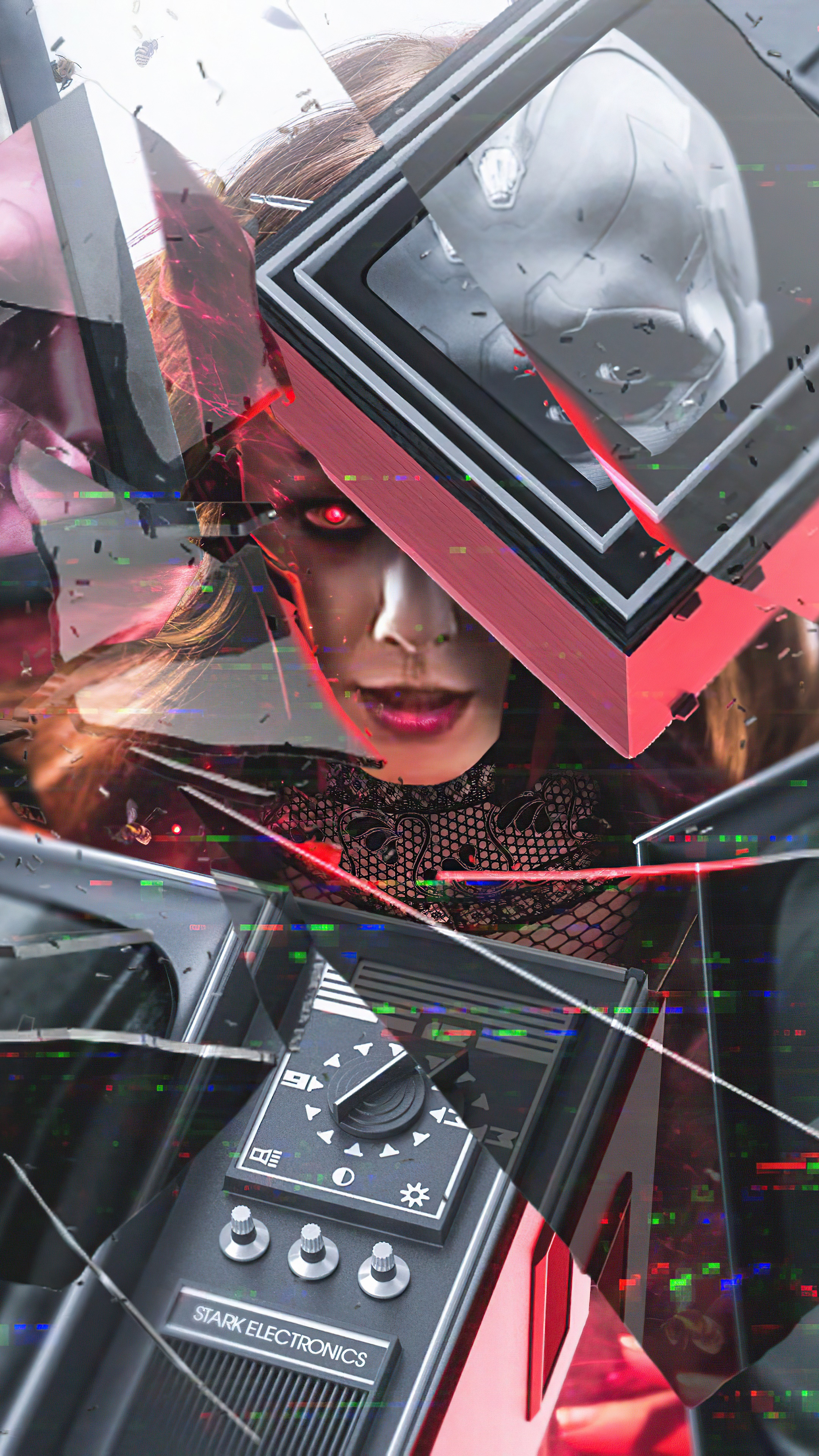 Scarlet Witch from Wanda Vision 4K HD Phone Wallpaper