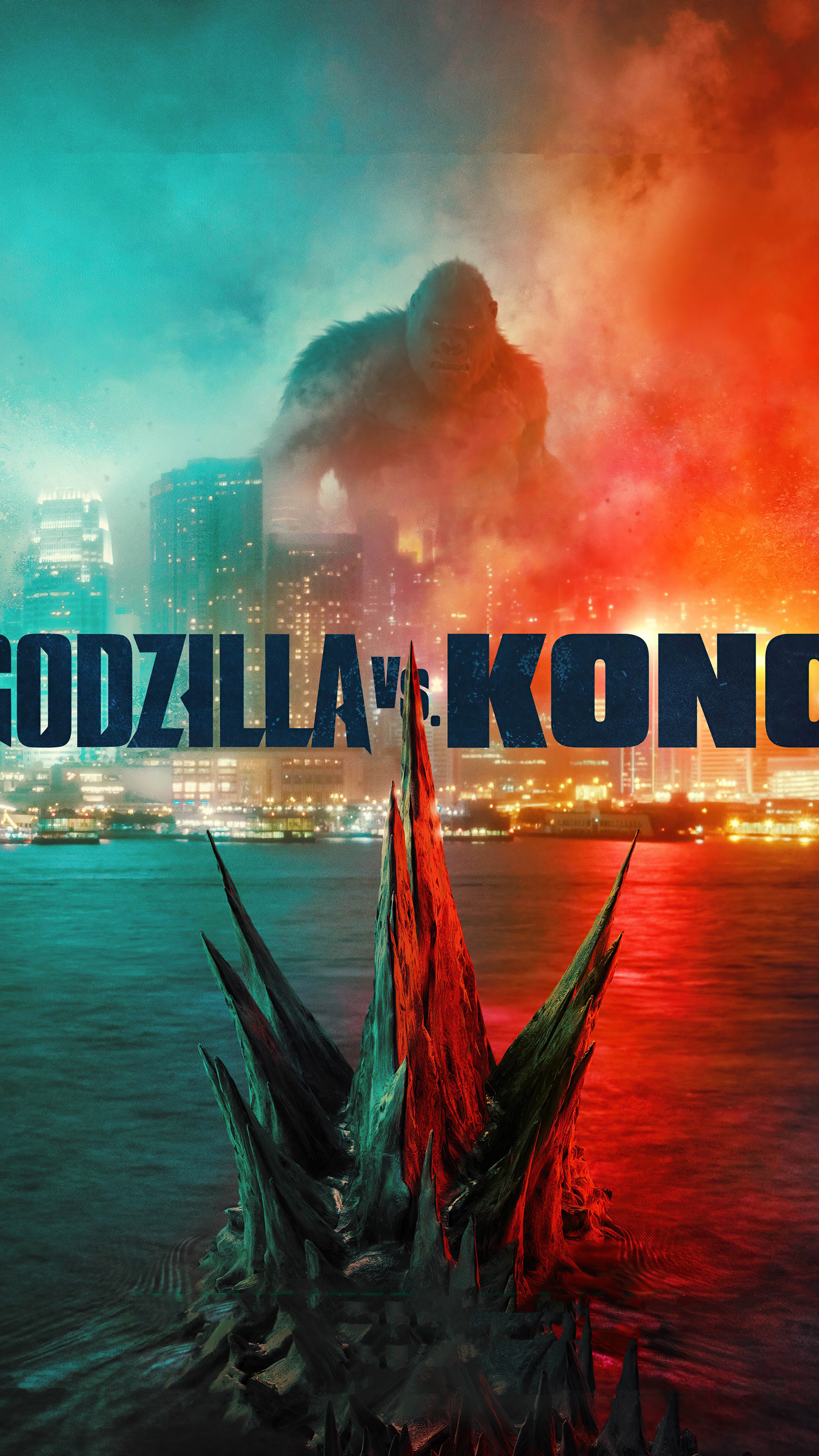 Godzilla vs. Kong 4K HD Phone Wallpaper