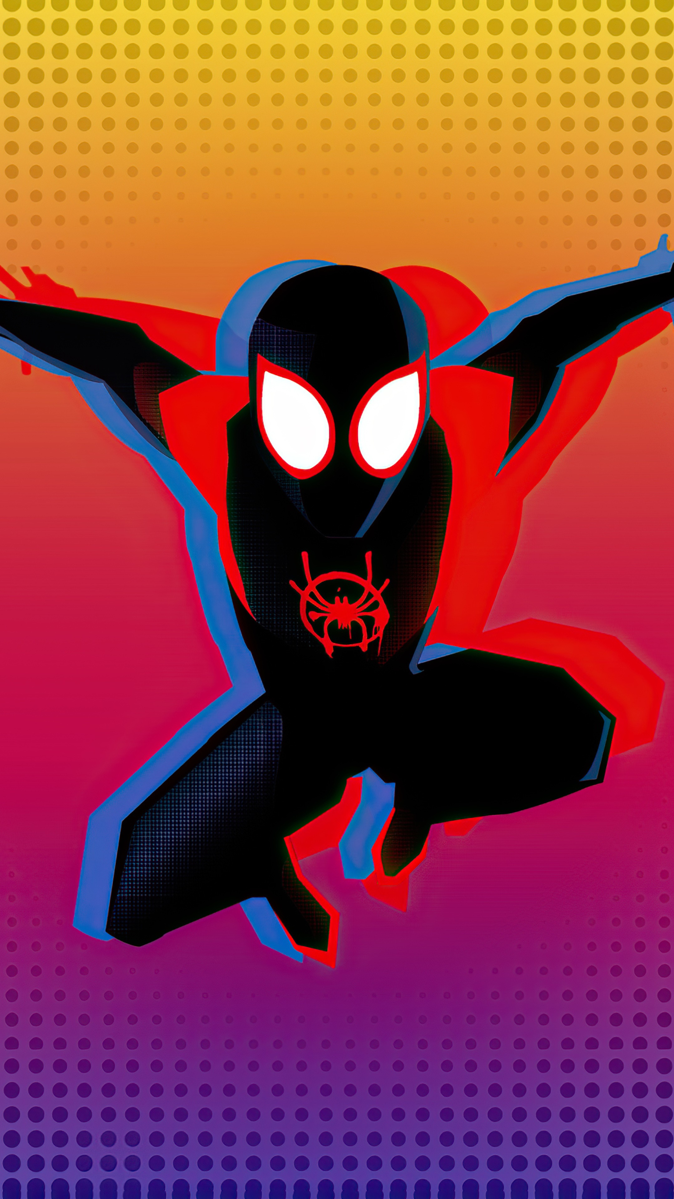 Miles Morales Spider-Man artwork HD Phone Wallpaper