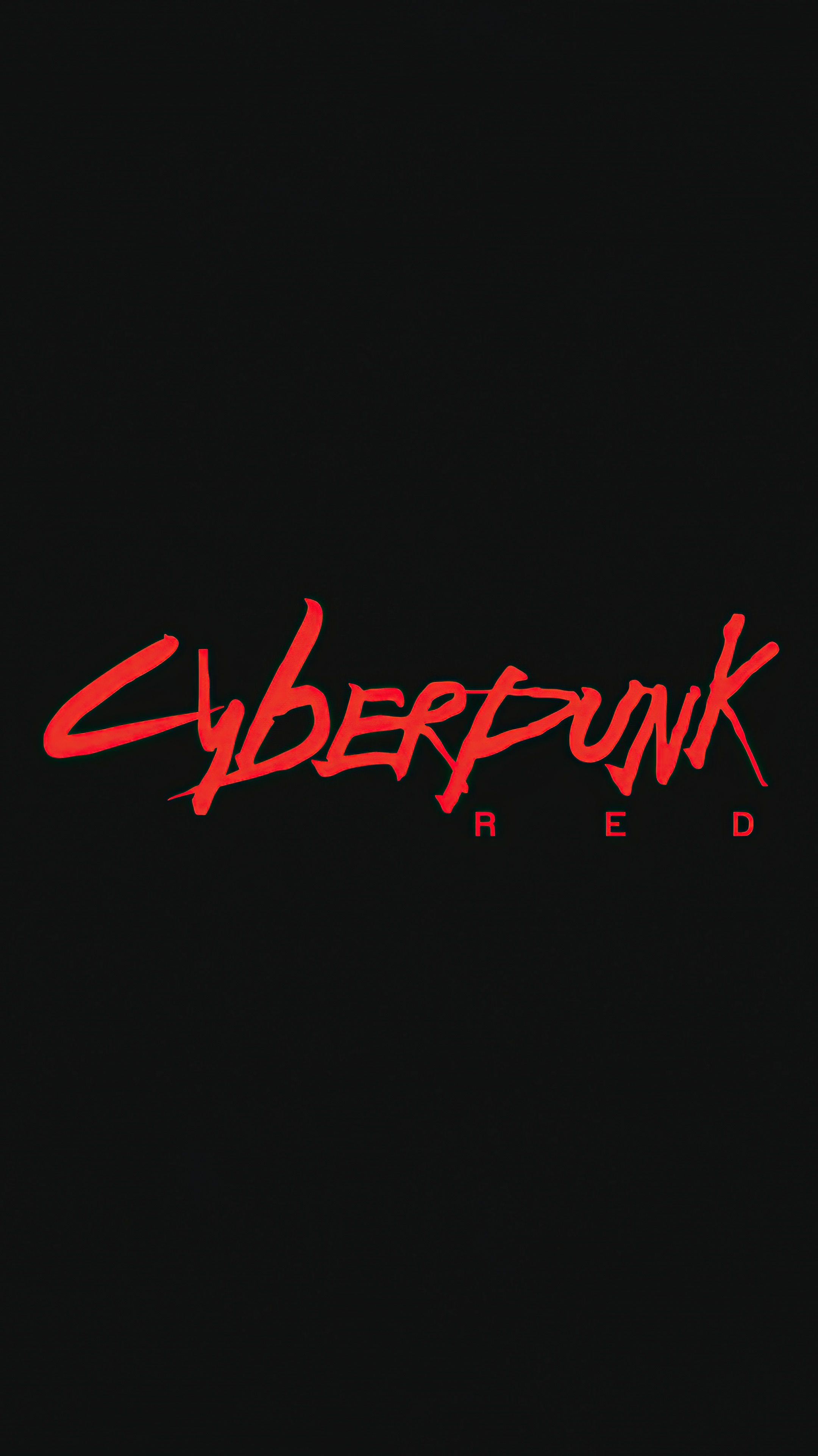 Cyberpunk RED logo HD Phone Wallpaper