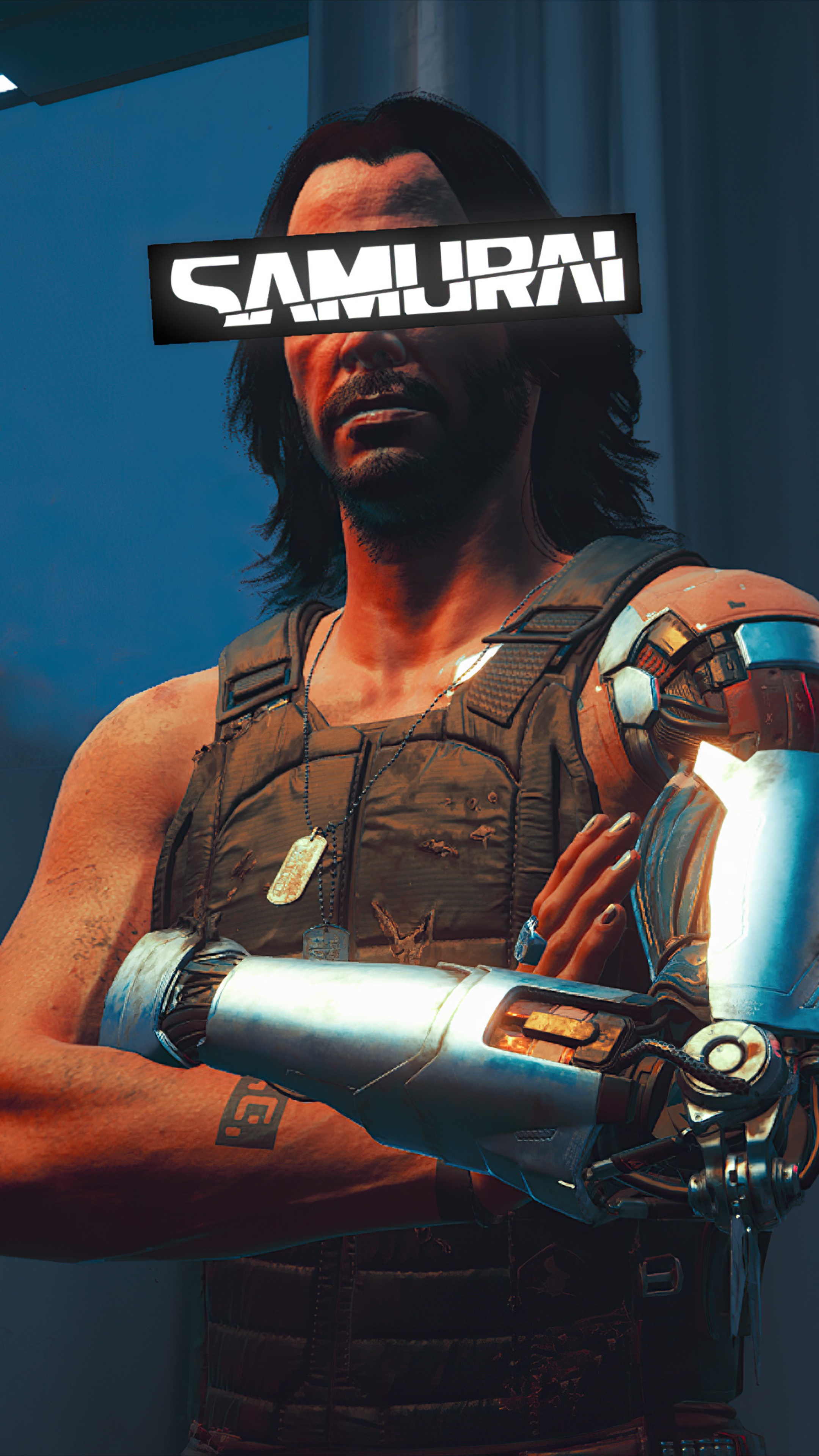 Johnny Silverhand from Cyberpunk 2077 HD Phone Wallpaper
