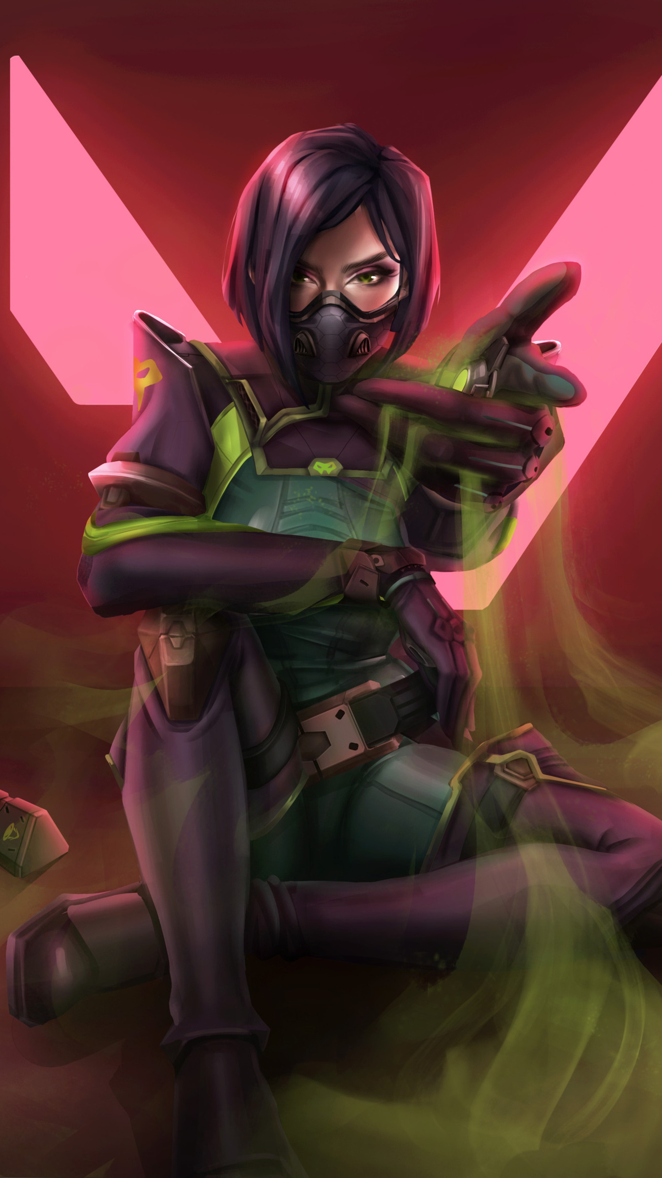 Viper from Valorant HD Phone Wallpaper
